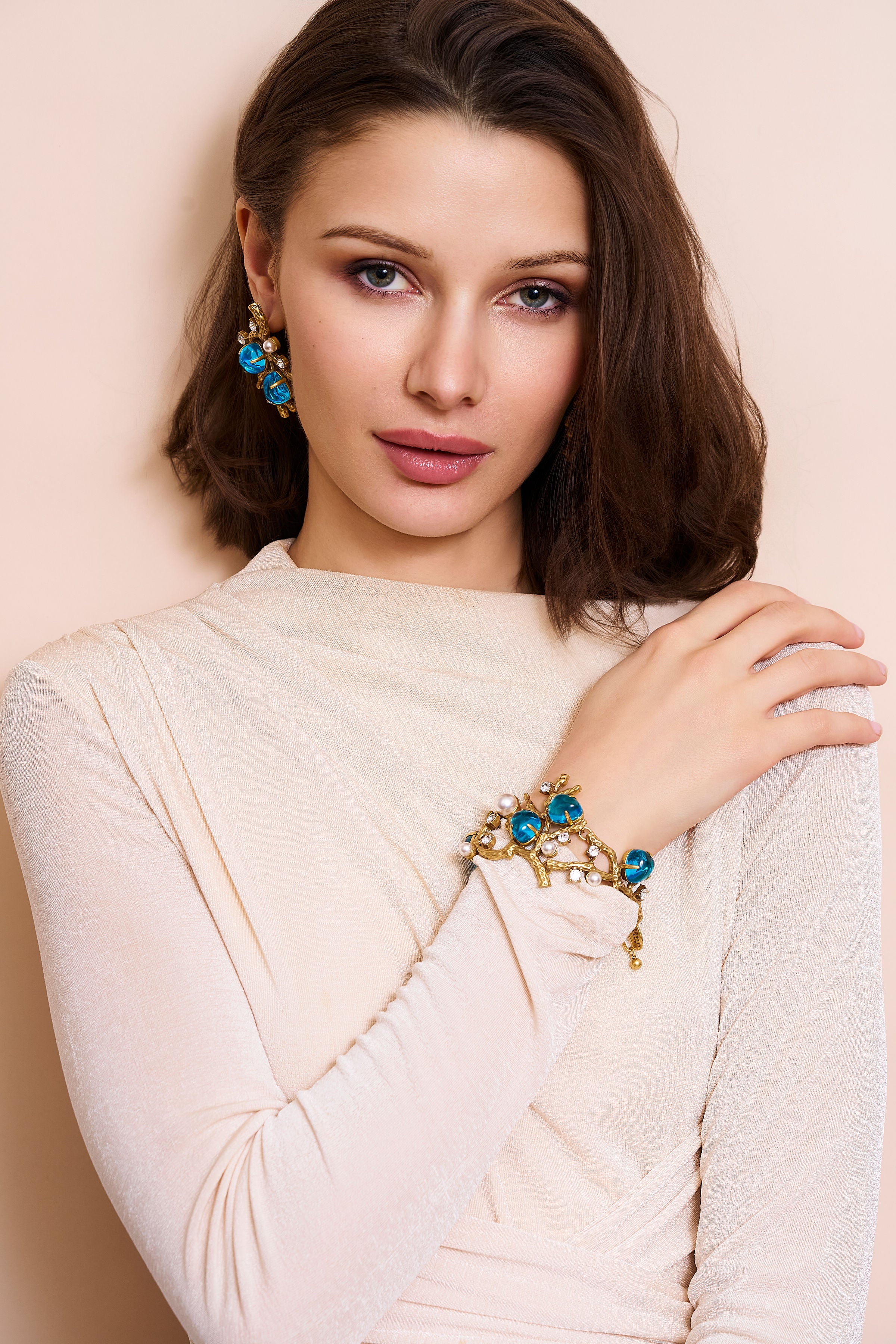 Blue Sea Branch Bracelet