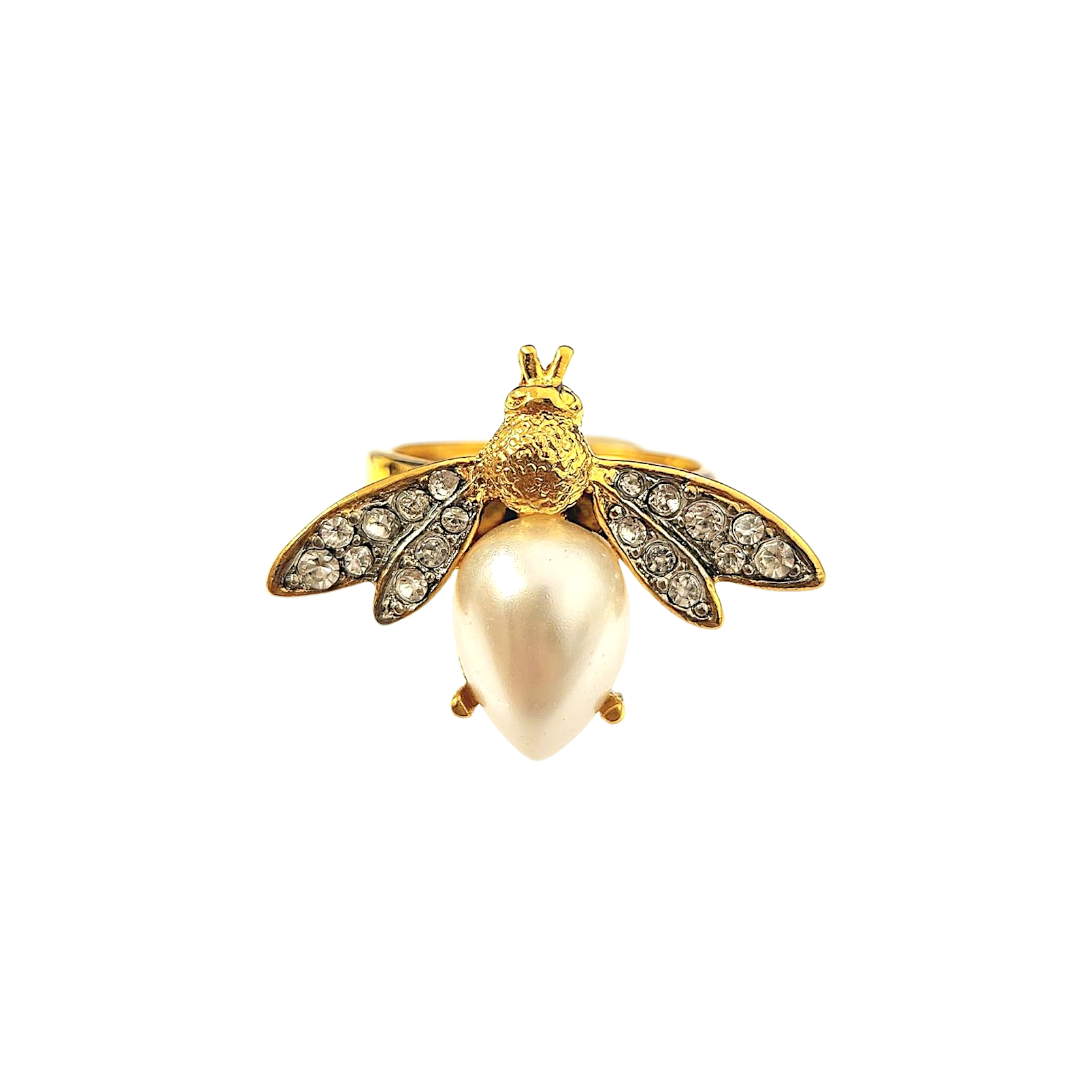 Two Tone Bee Ring