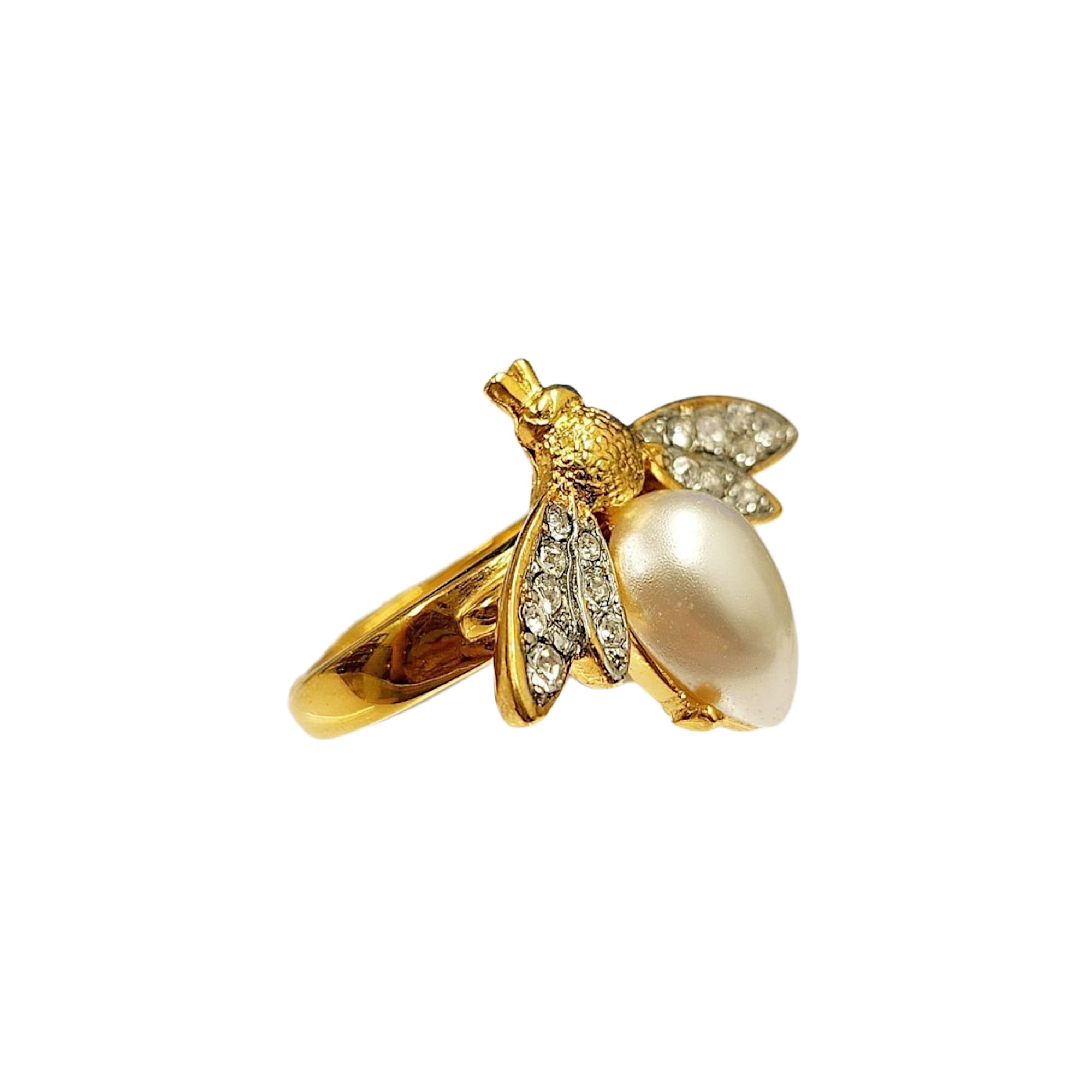 Two Tone Bee Ring