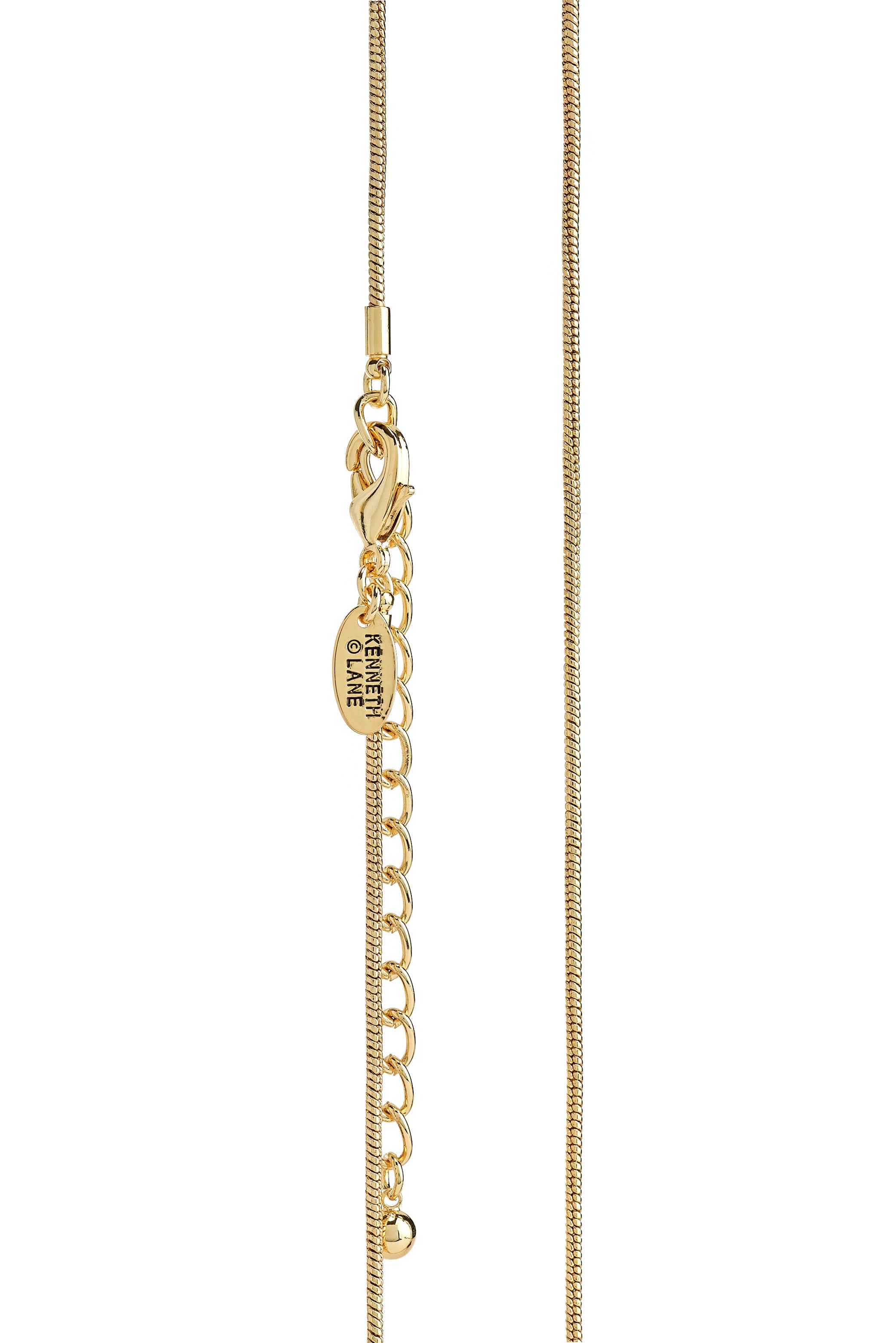 Gold Swirl Pendant Necklace