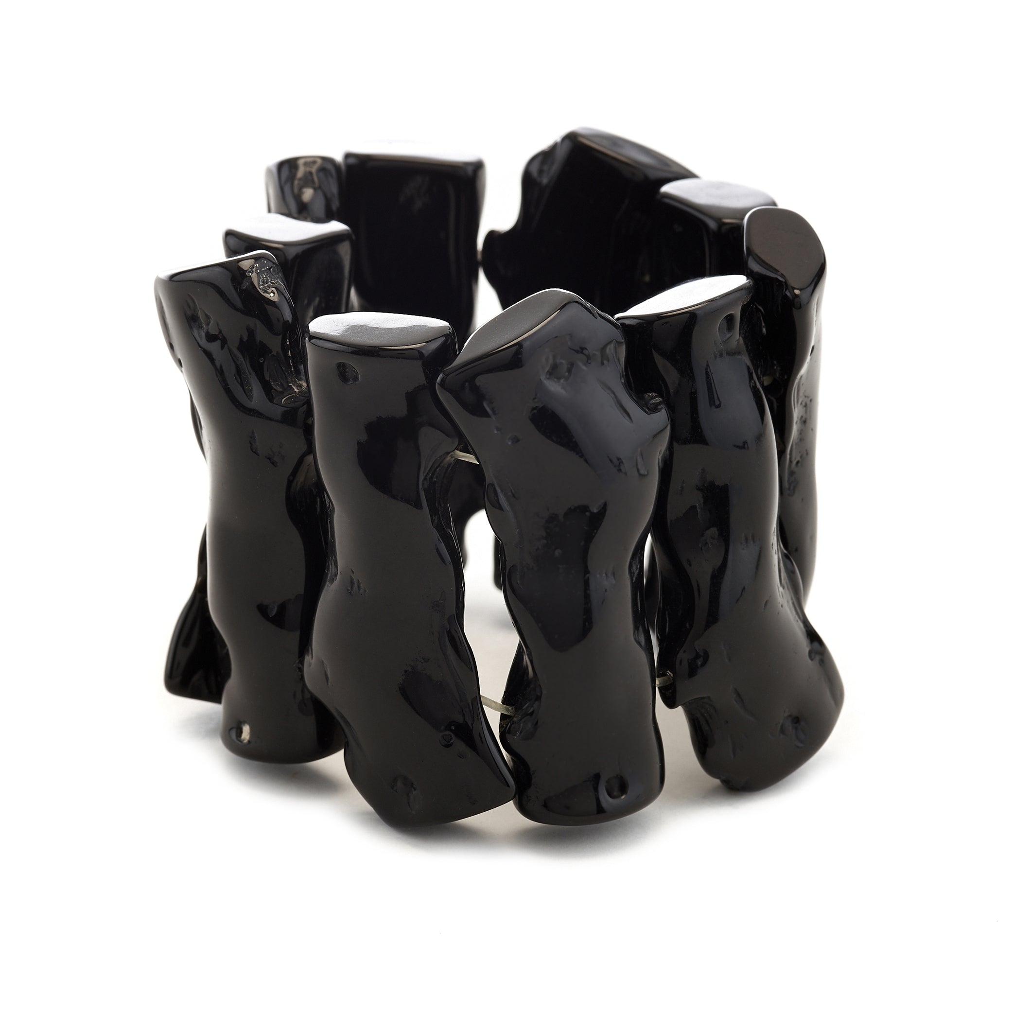 Sea Branch Stretch Bracelet - Black