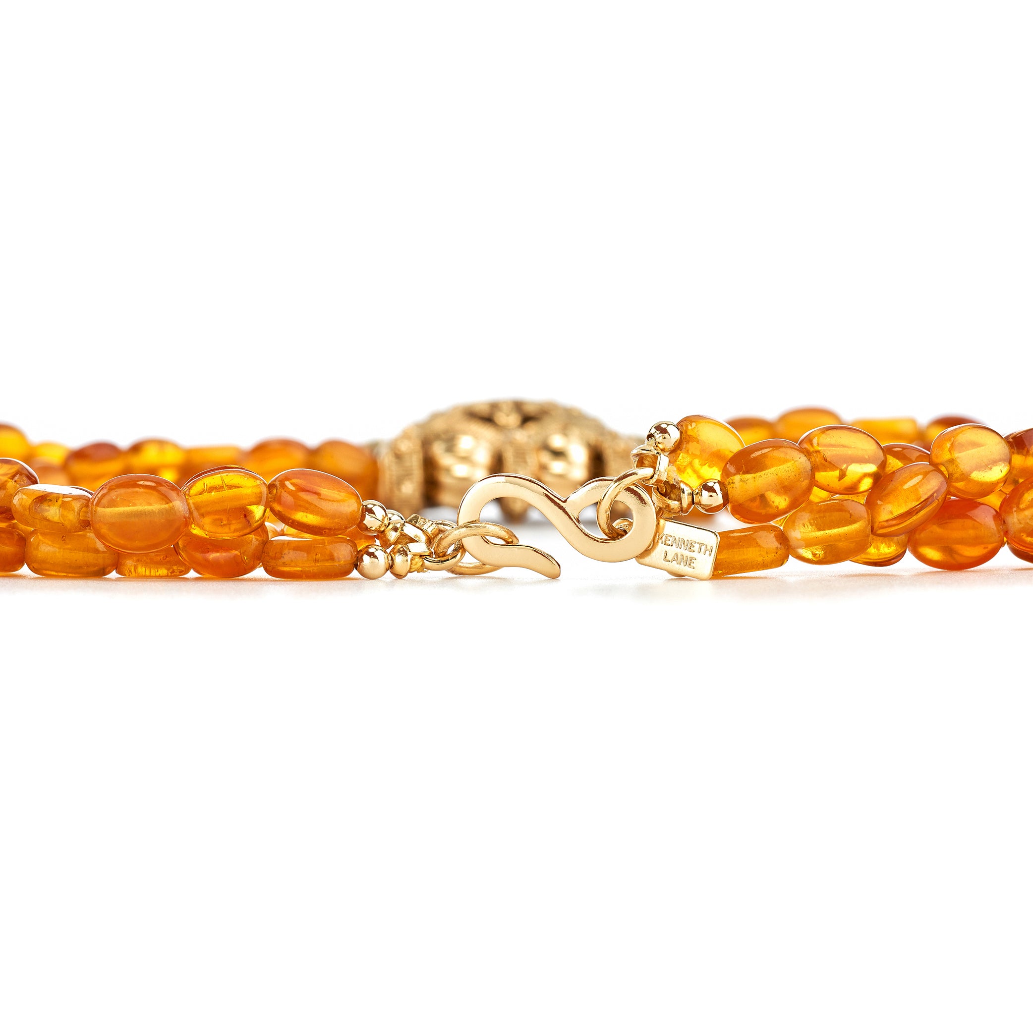 Topaz Bead Pendant Necklace