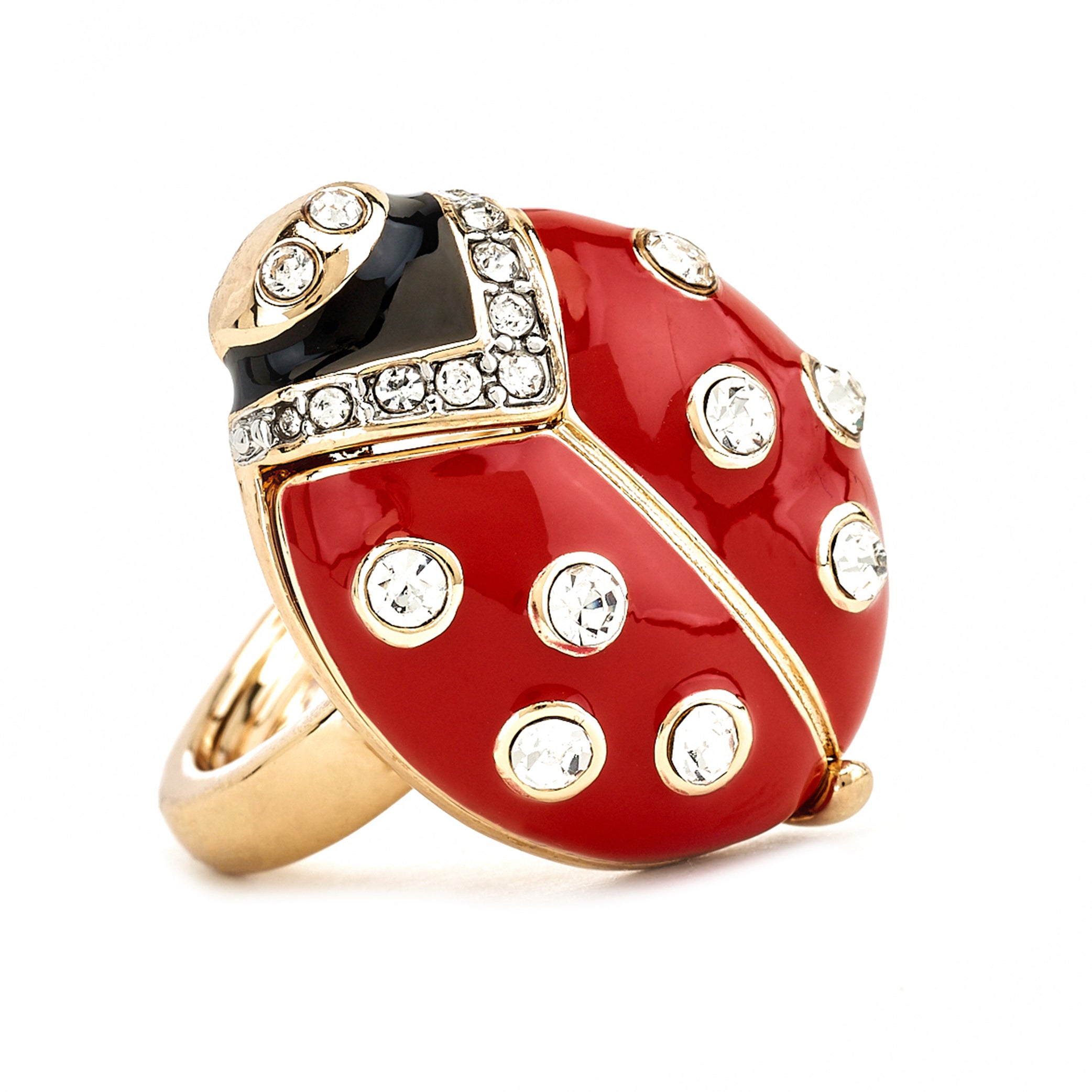 Red Ladybug Adjustable Ring