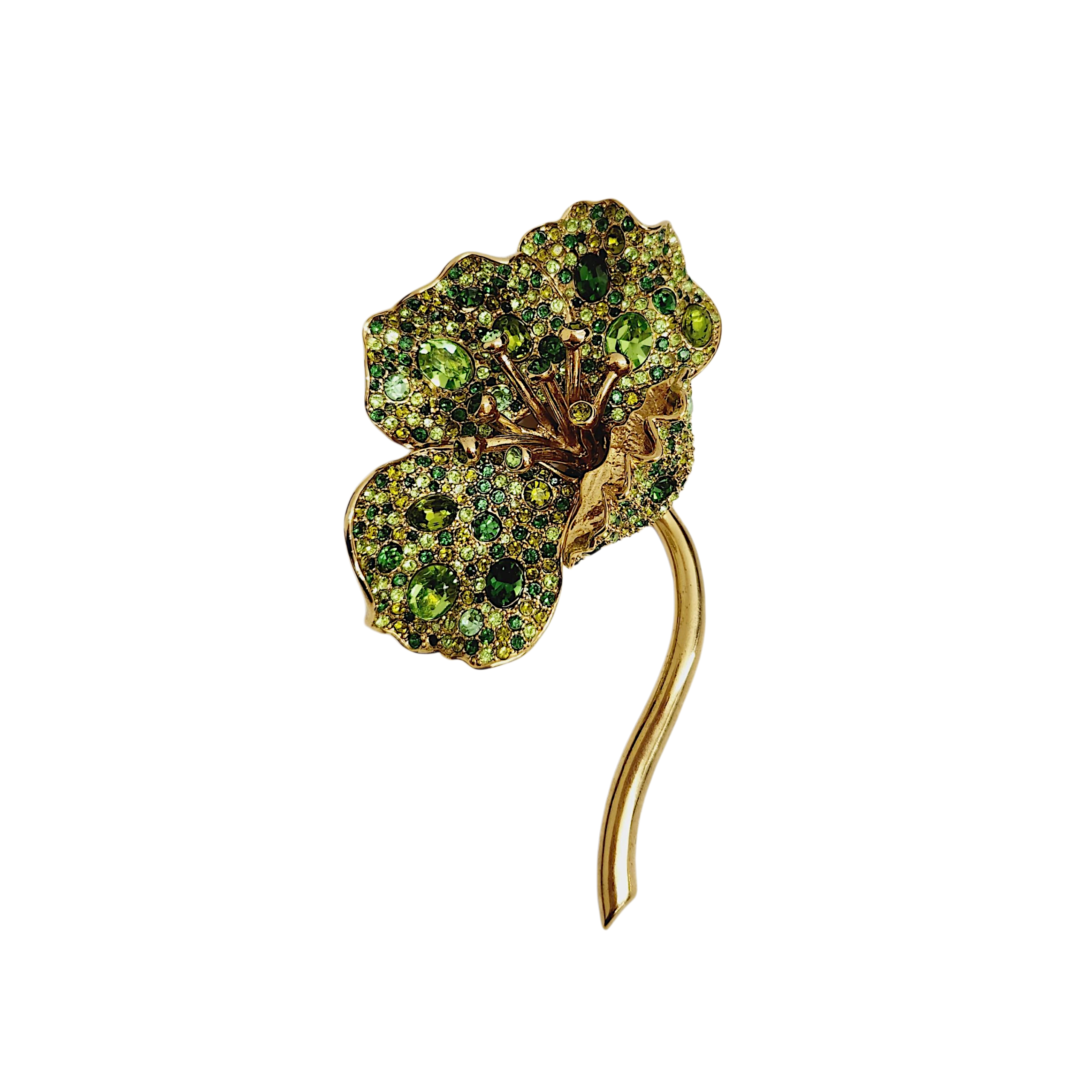 Long Stem Flower Pin