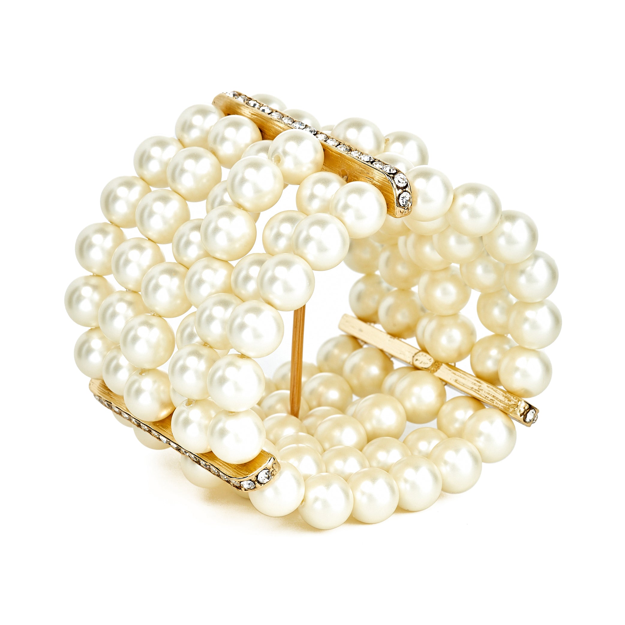 Six Row Pearl Bracelet