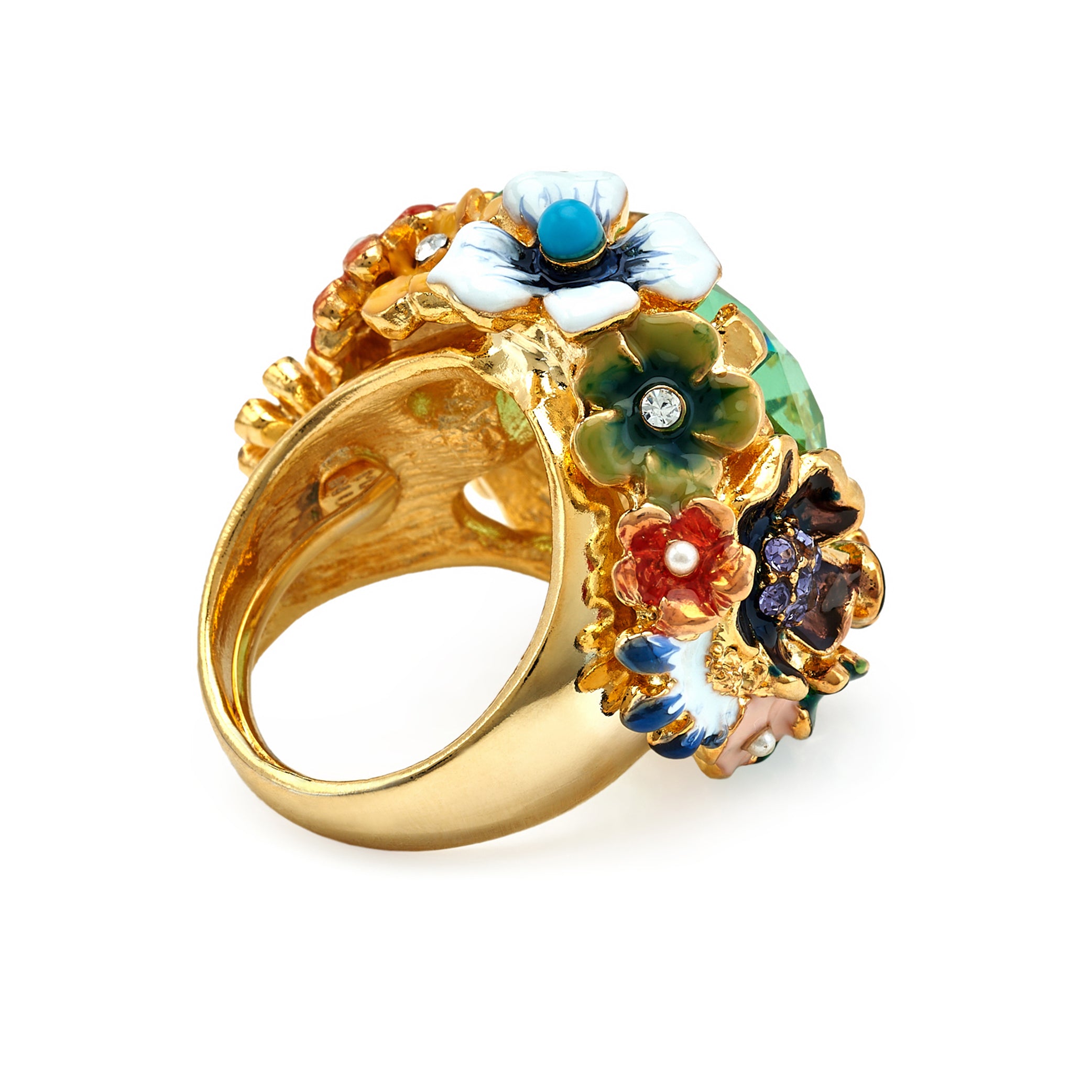 Garden Party Flower Adjustable Ring