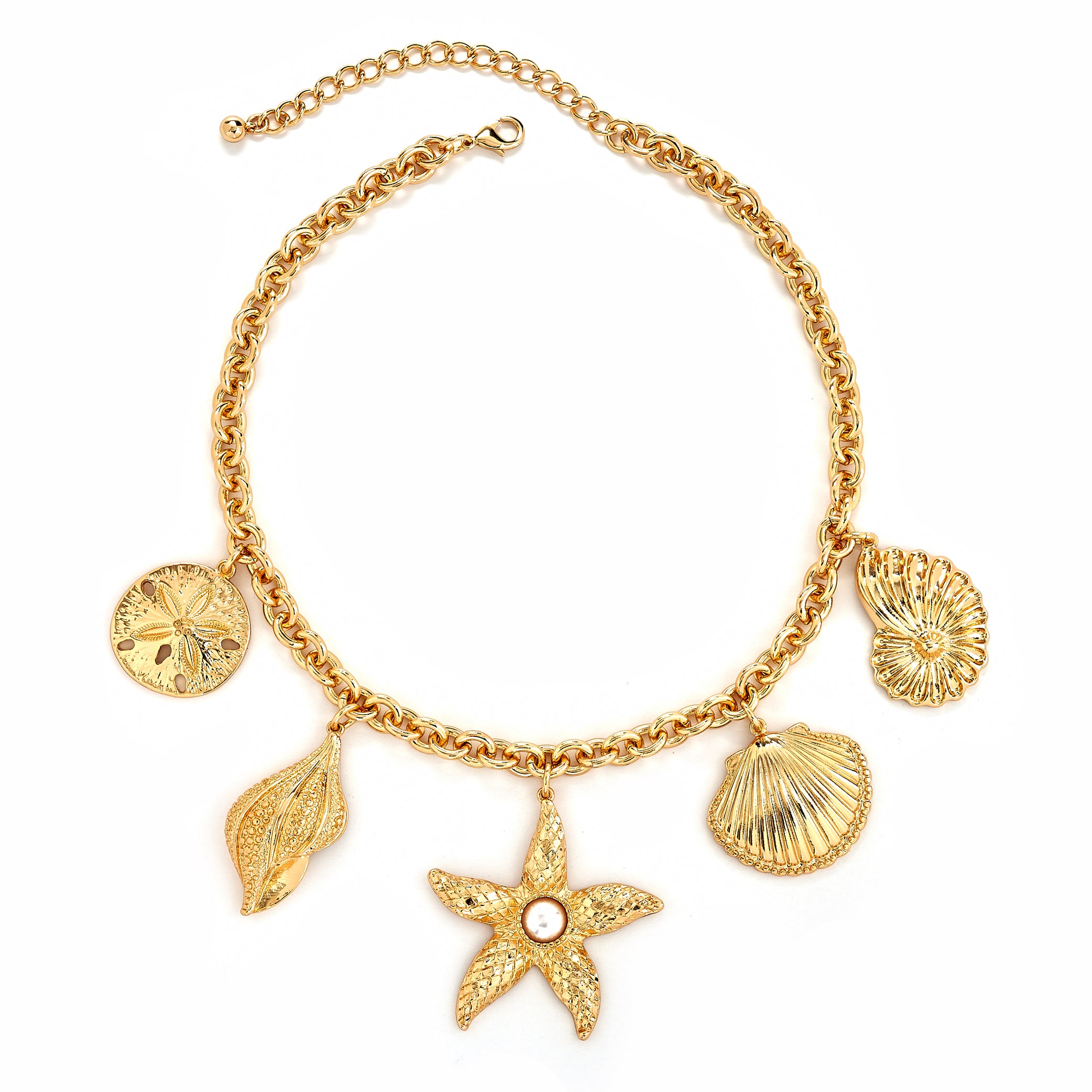 Seashell Charm Necklace