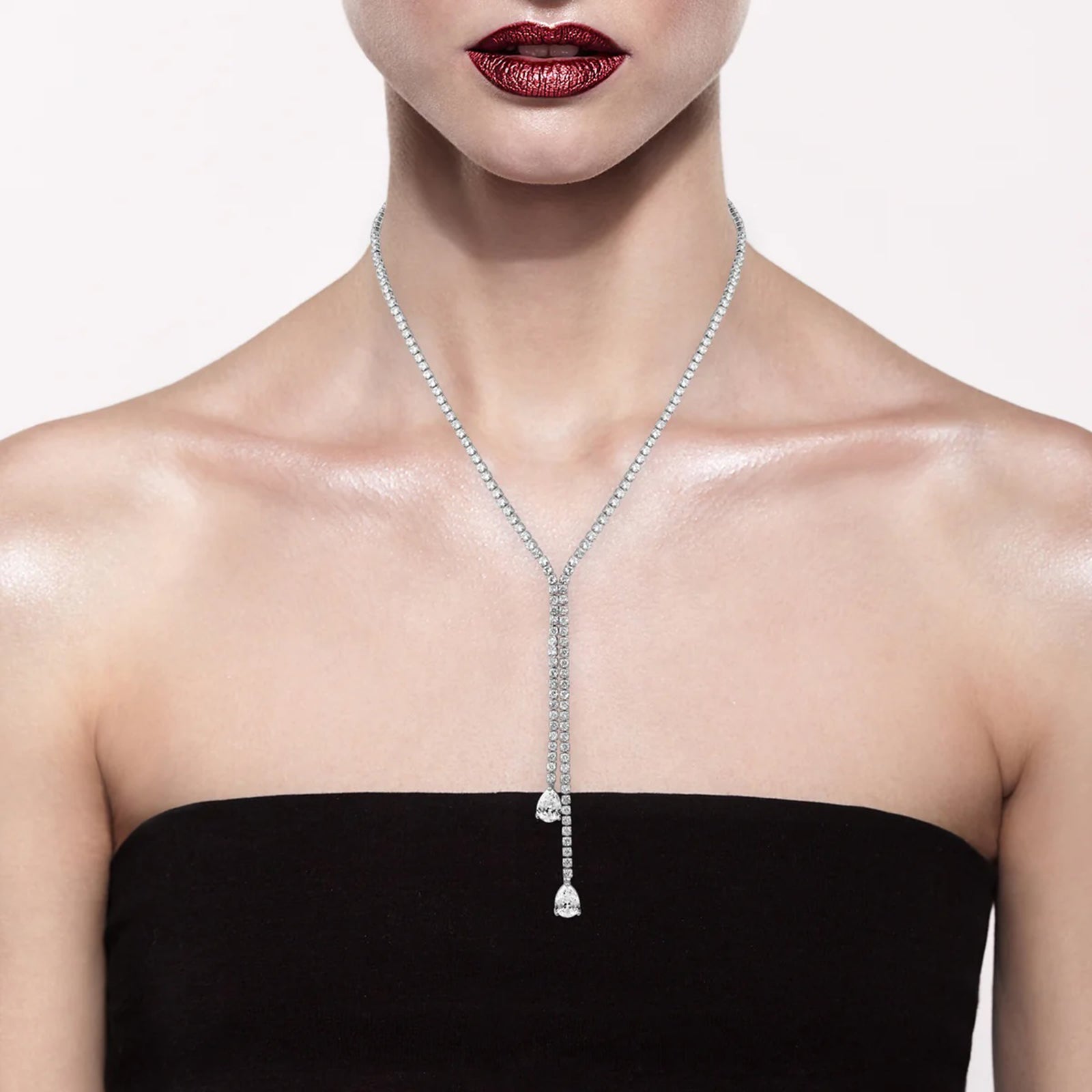 Double Drop Y-Necklace