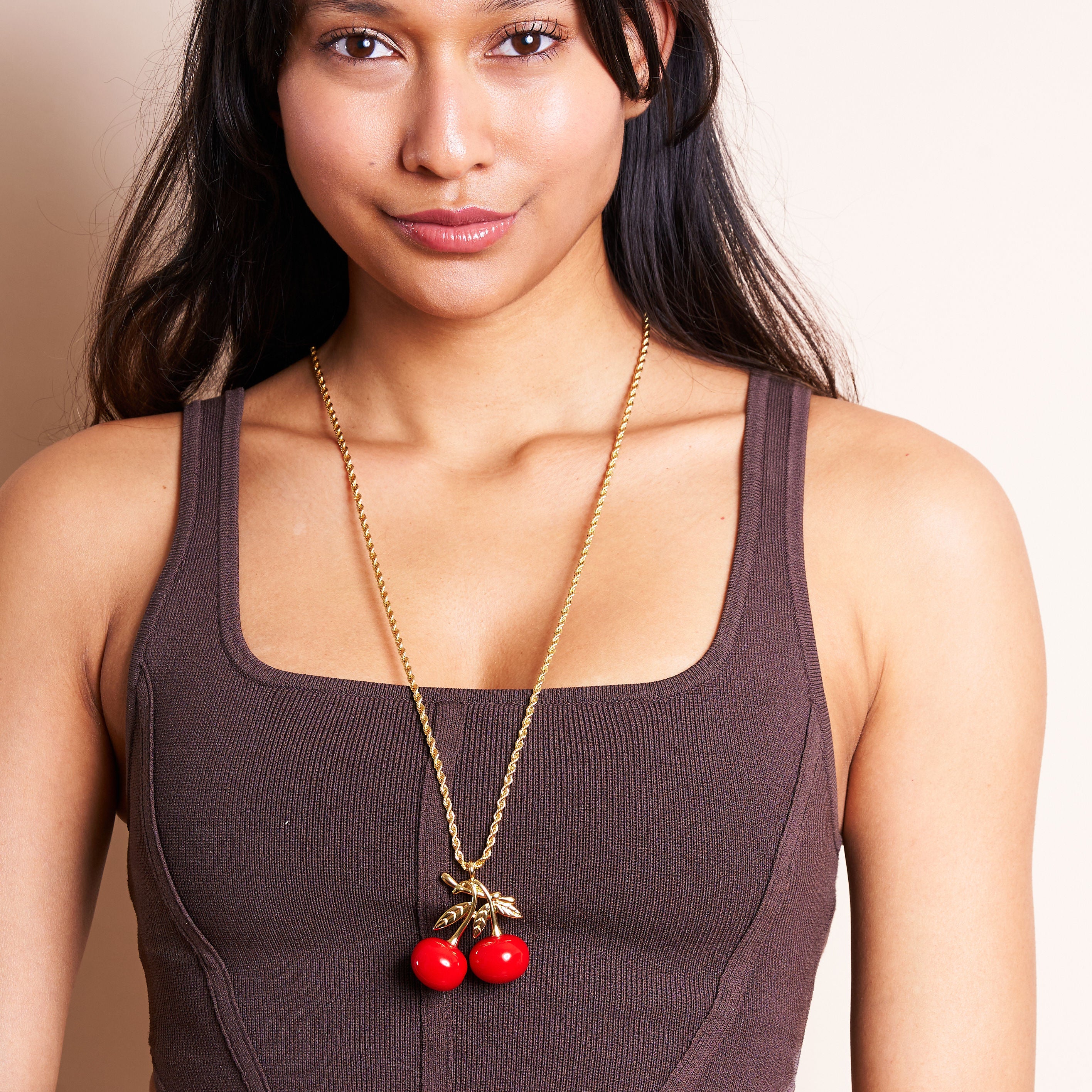 Cherry Pendant Necklace