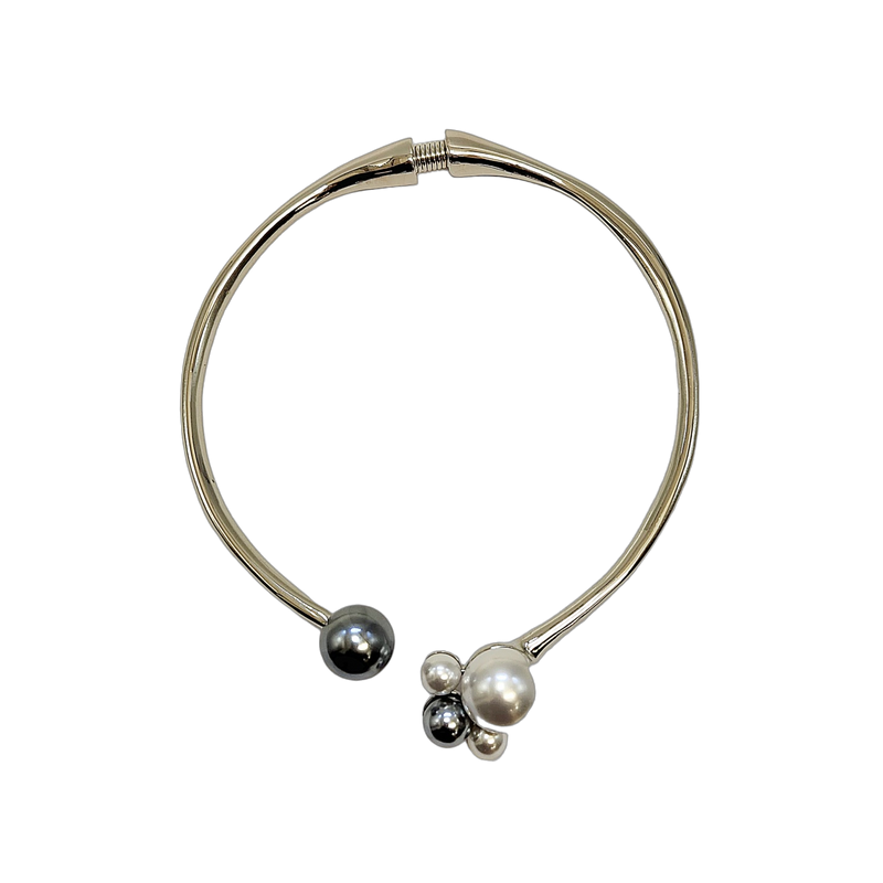 Vintage Pearl Ends Bib Necklace