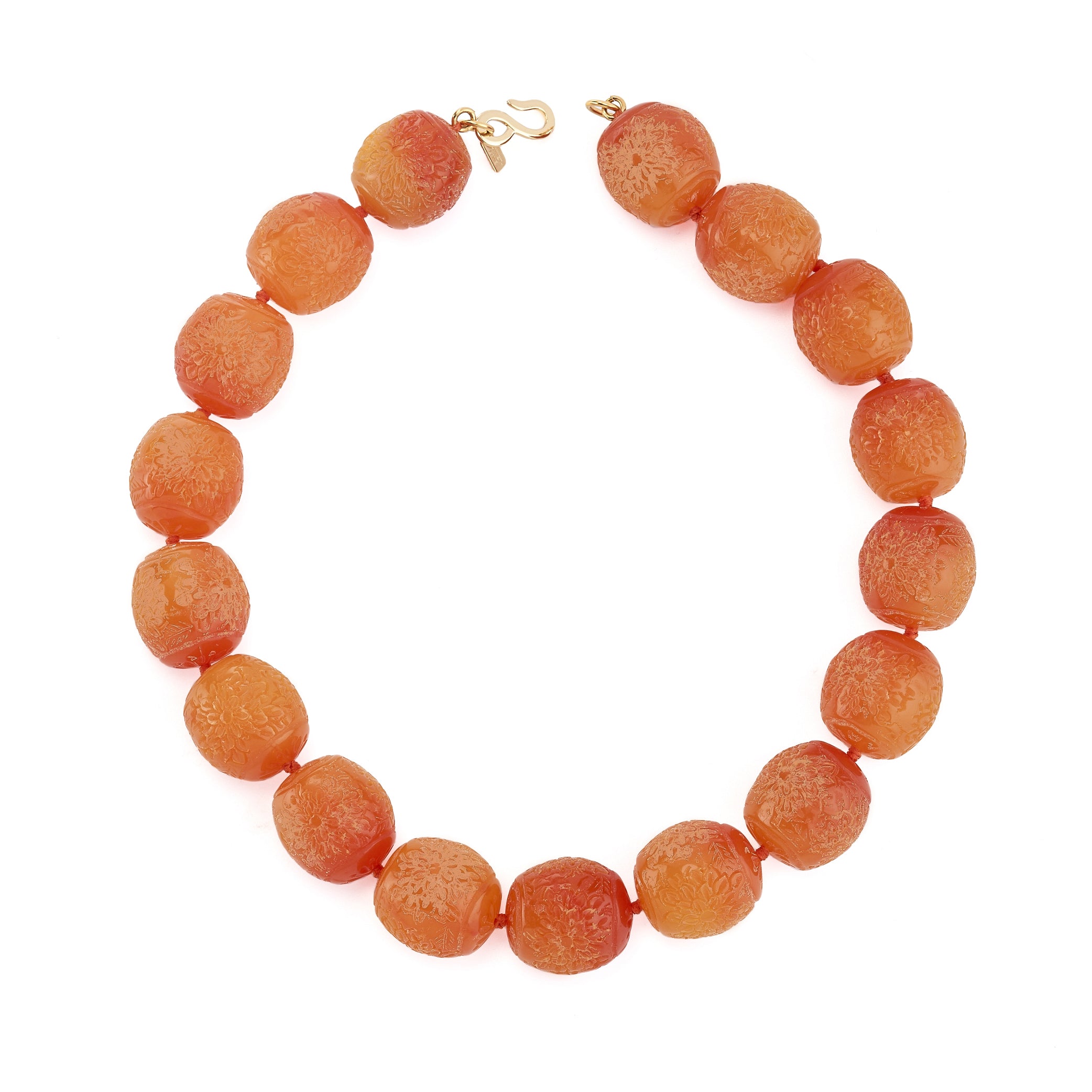Vintage Amber Bead Necklace