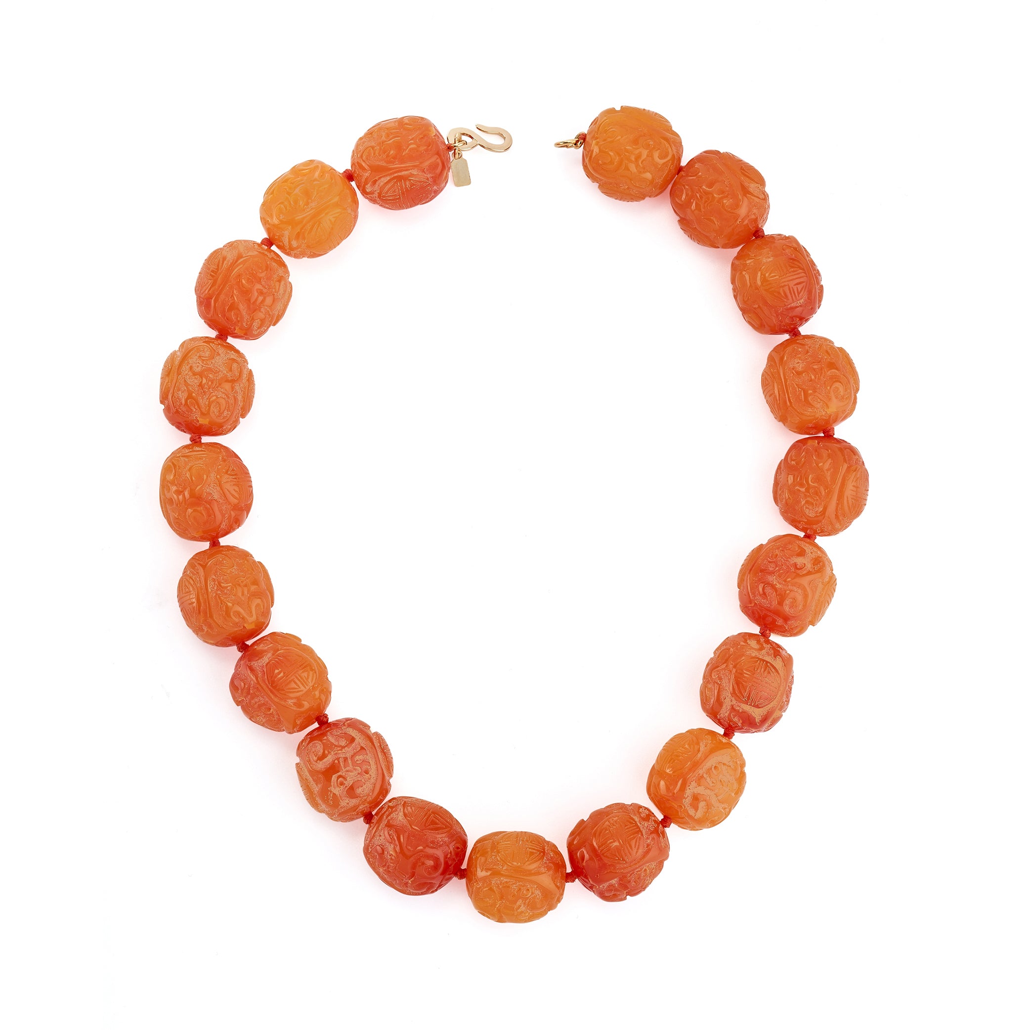 Vintage Amber Bead Necklace