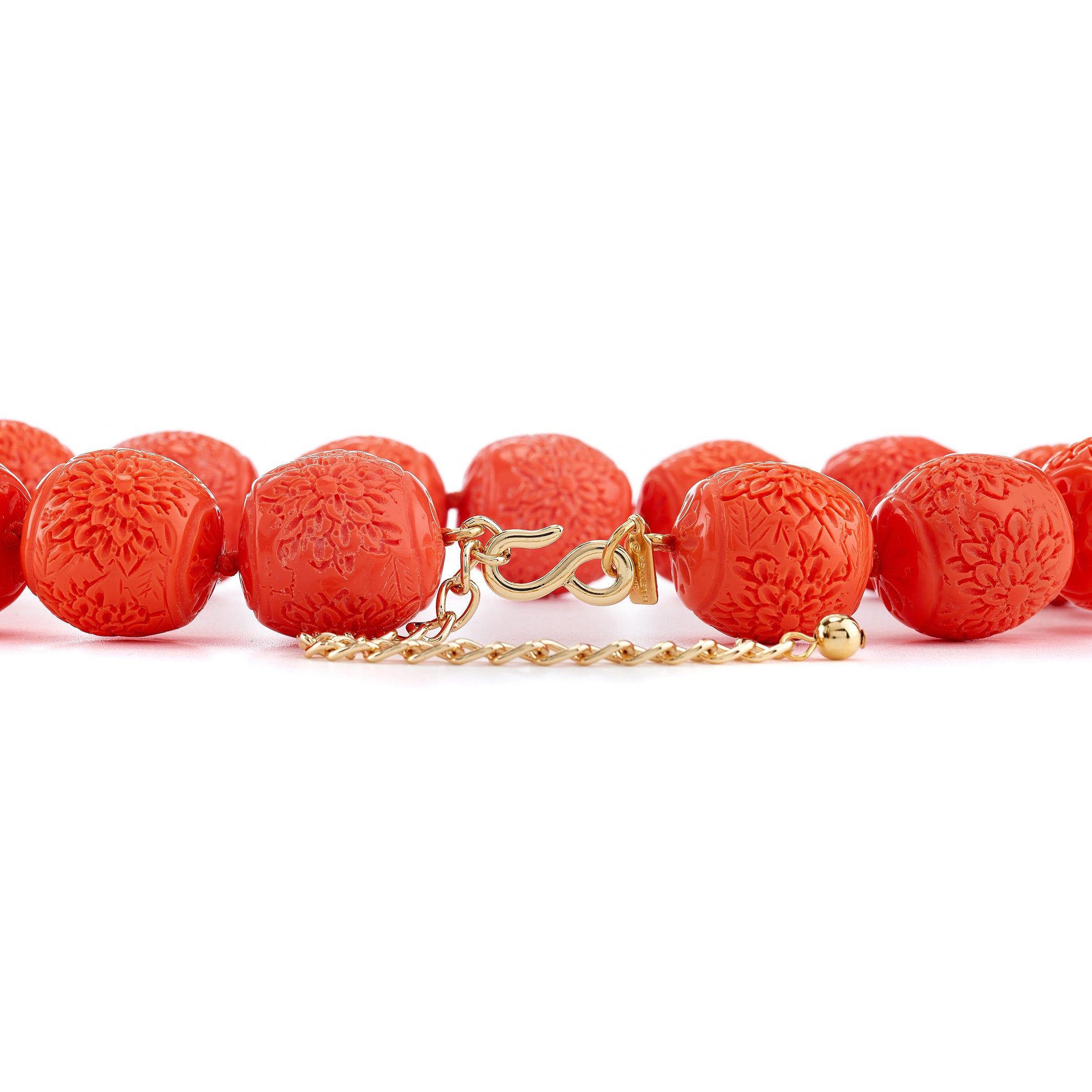 Vintage Coral Bead Necklace