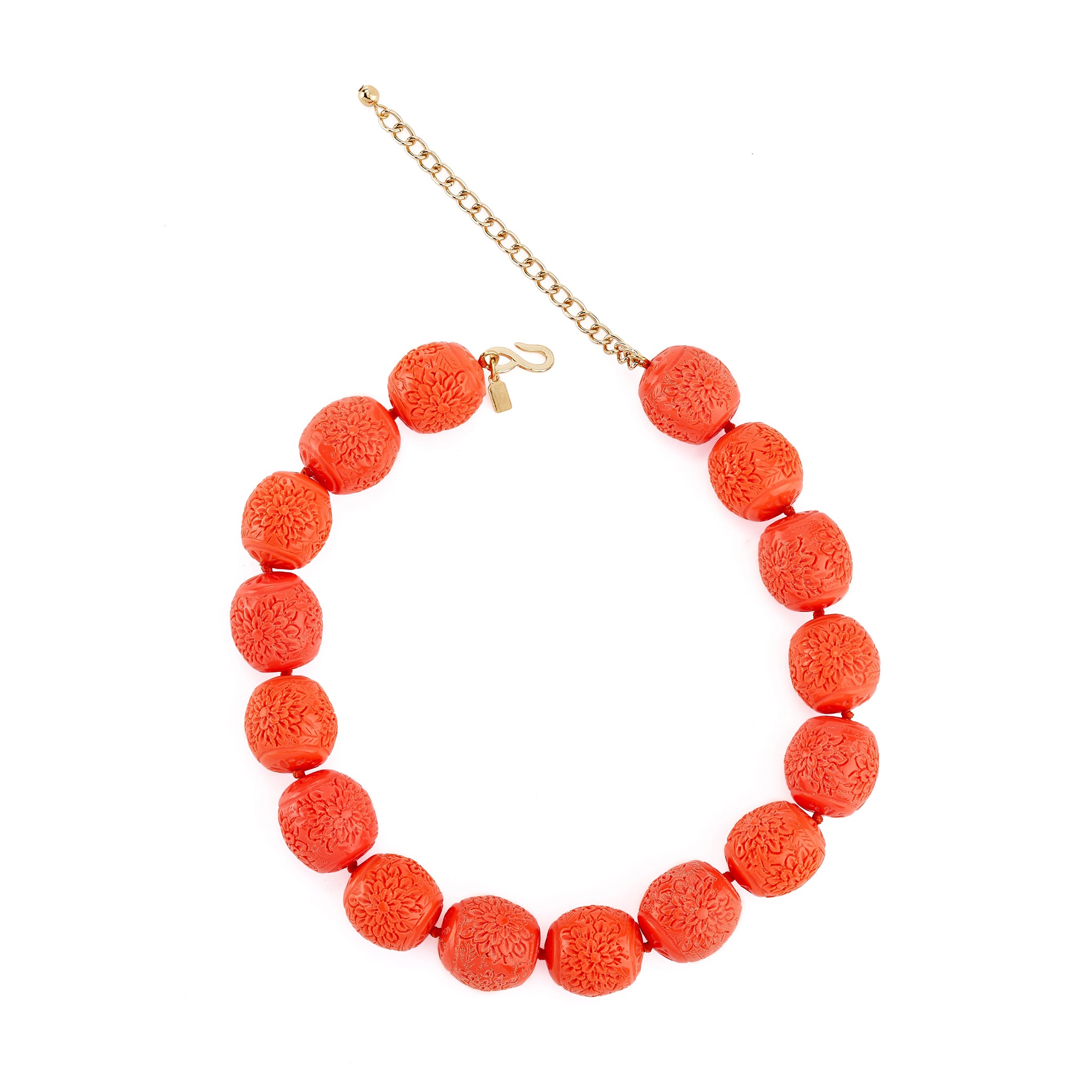 Vintage Coral Bead Necklace