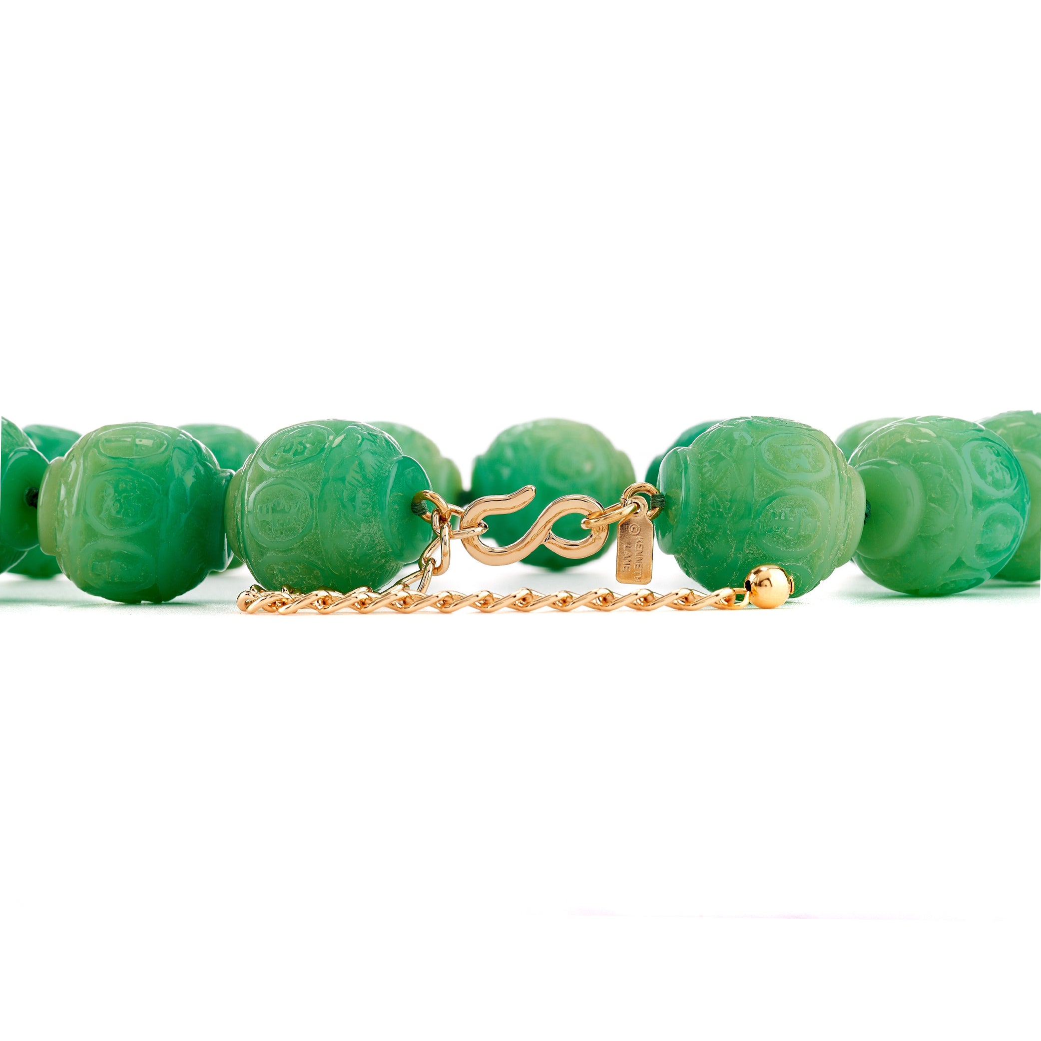 Vintage Jade Bead Necklace