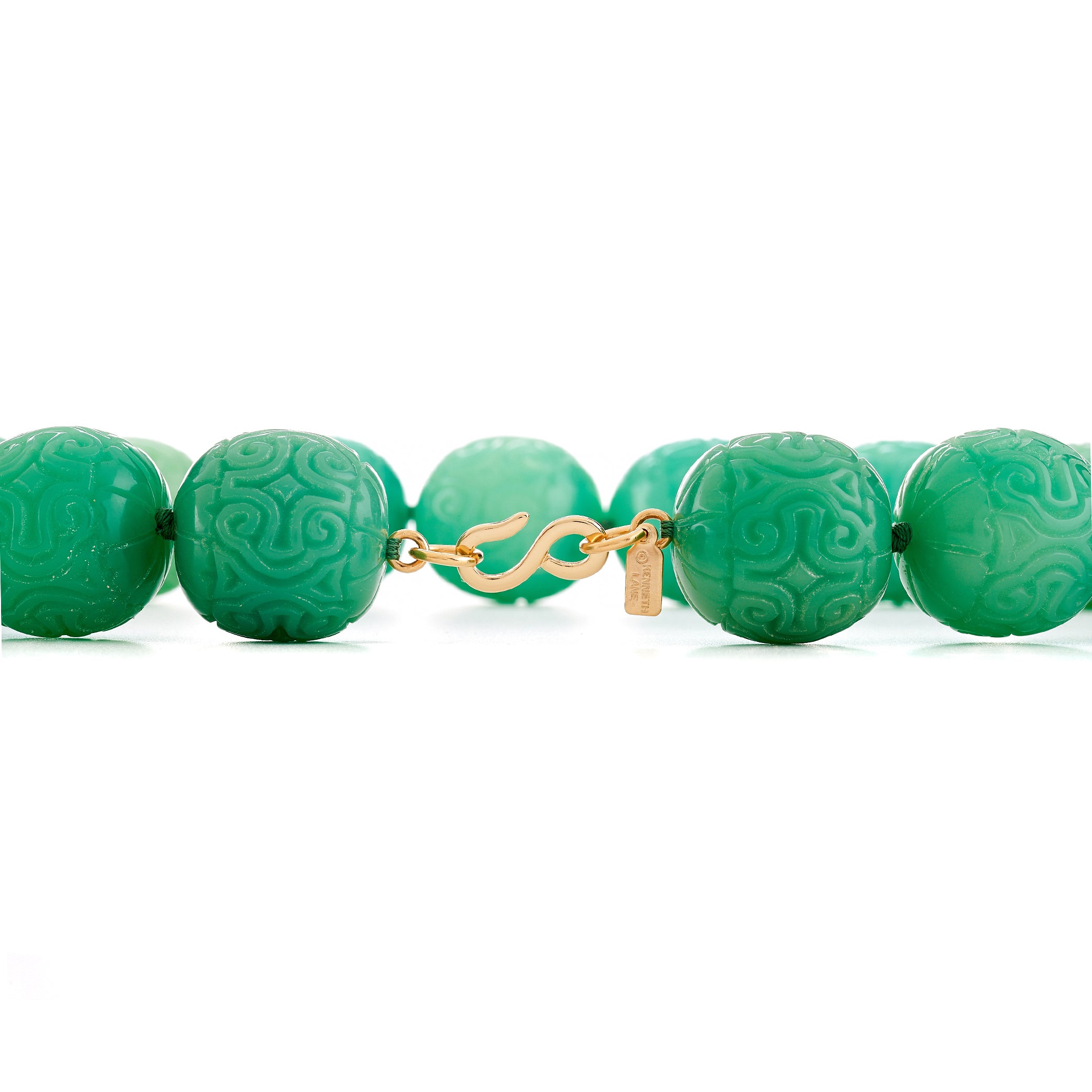 Vintage Jade Bead Necklace