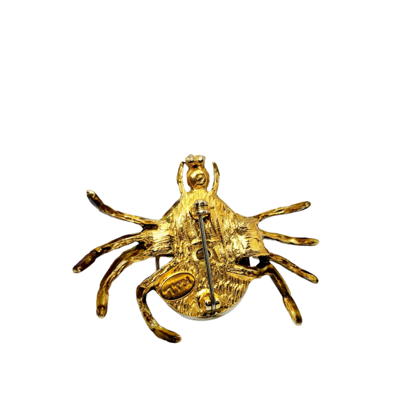 Vintage Gold Spider Pin