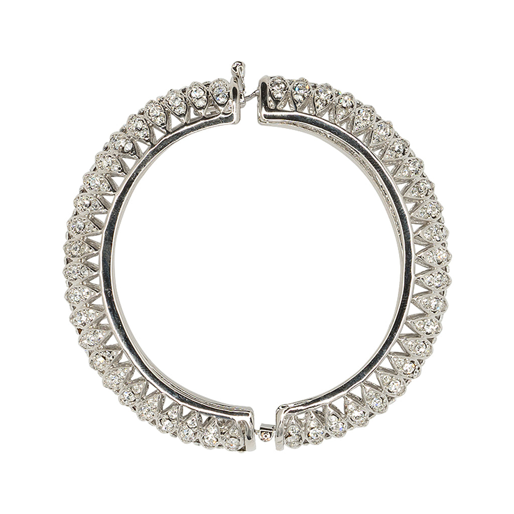 Jackie Kennedy Onassis Crystal Pavé Bangle