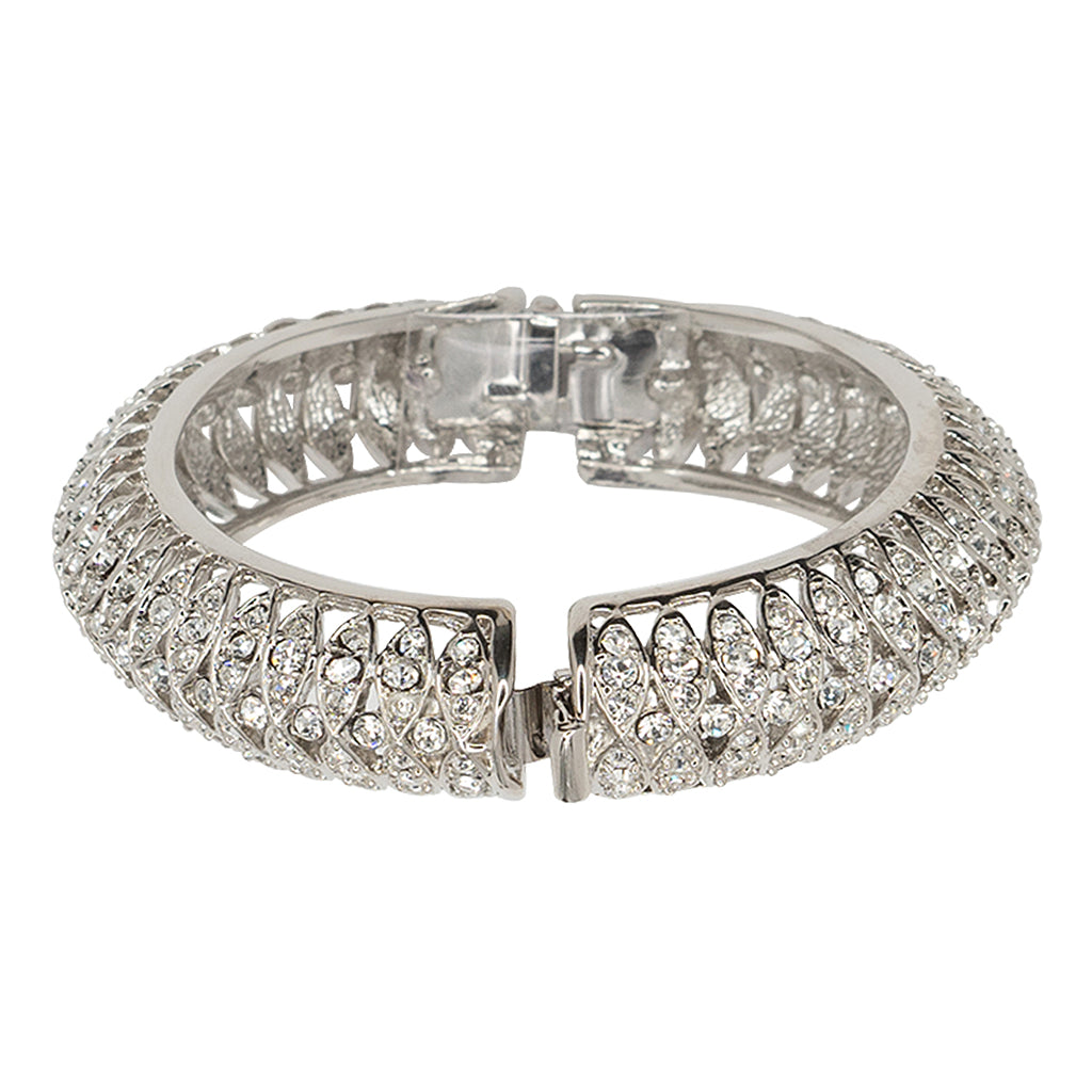 Jackie Kennedy Onassis Crystal Pavé Bangle