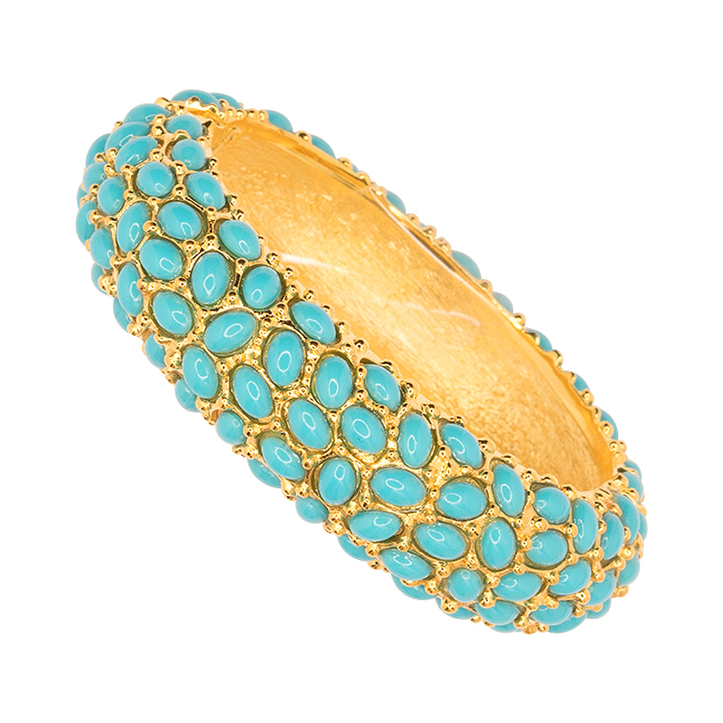 Turquoise Cabochon Bracelet display picture 3