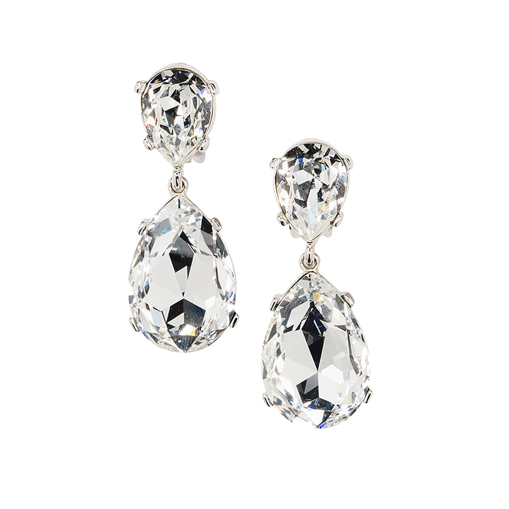 Crystal Teardrop Earrings