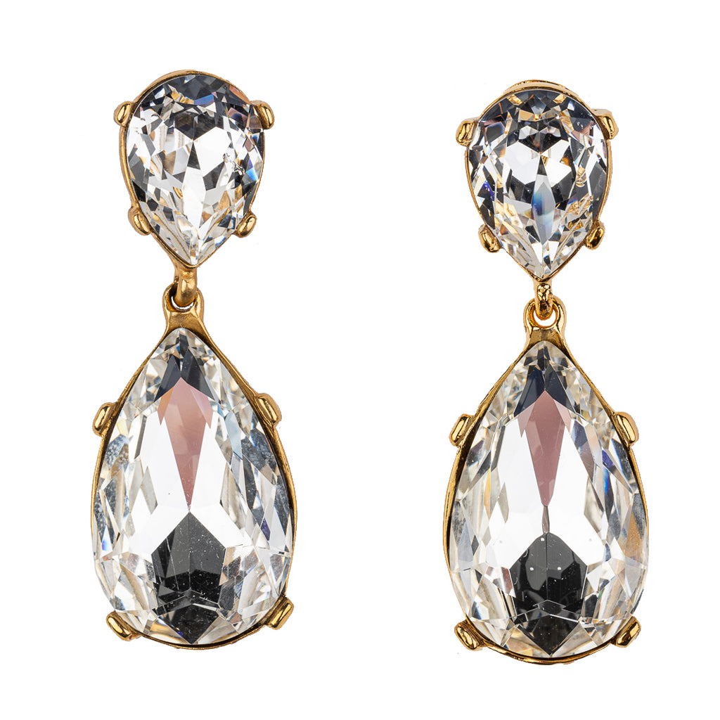 Crystal Teardrop Earrings