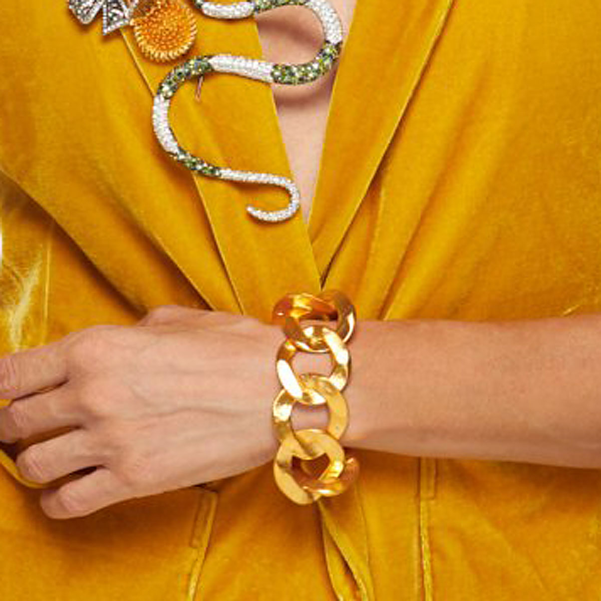 Chunky Gold Chain Bracelet