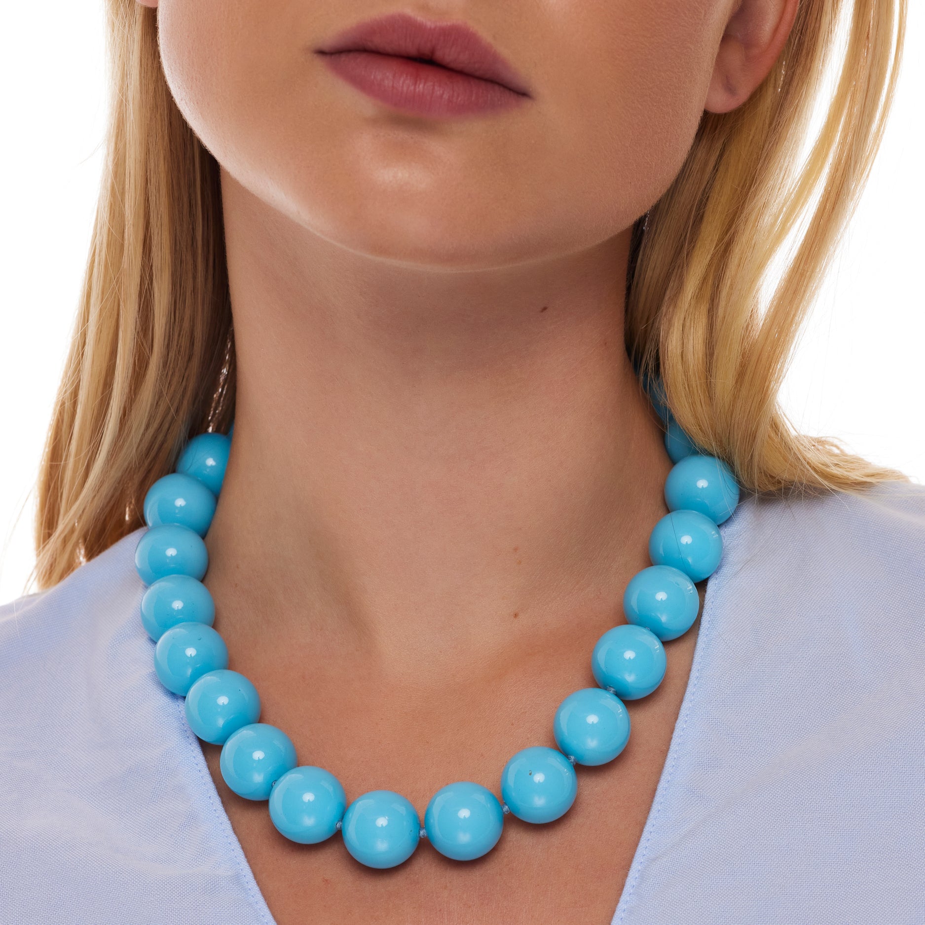 Turquoise Bead Necklace