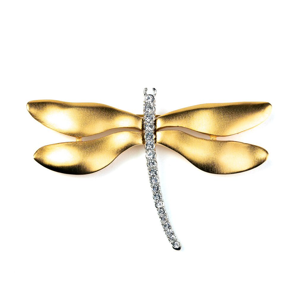 Gold Dragonfly Pin – KennethJayLane.com