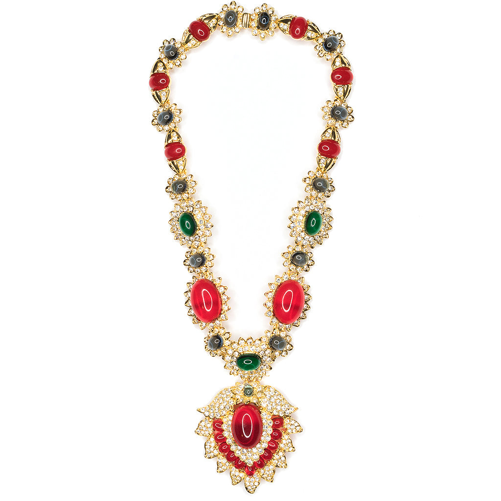Jackie Kennedy Onassis Gemstone Necklace