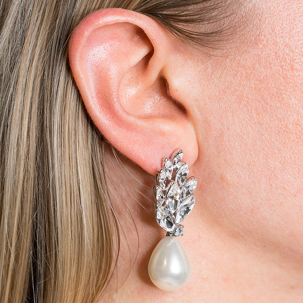 Audrey Hepburn Pearl Earrings