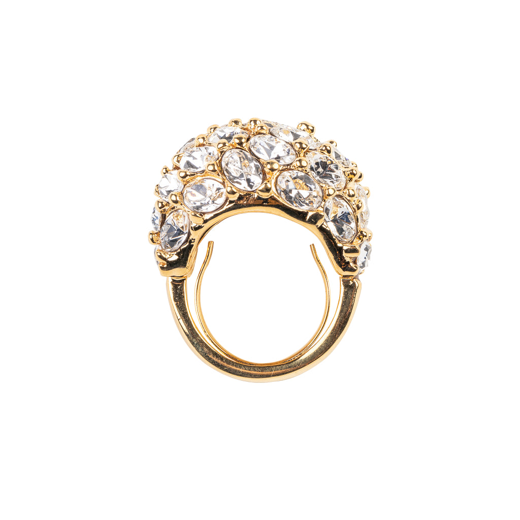 Crystal Cluster Dome Adjustable Ring