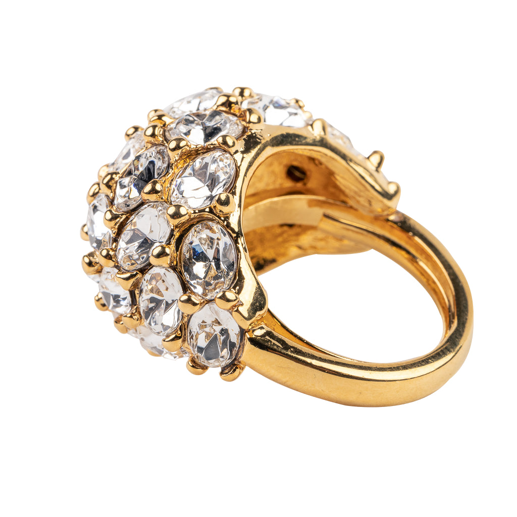Crystal Cluster Dome Adjustable Ring