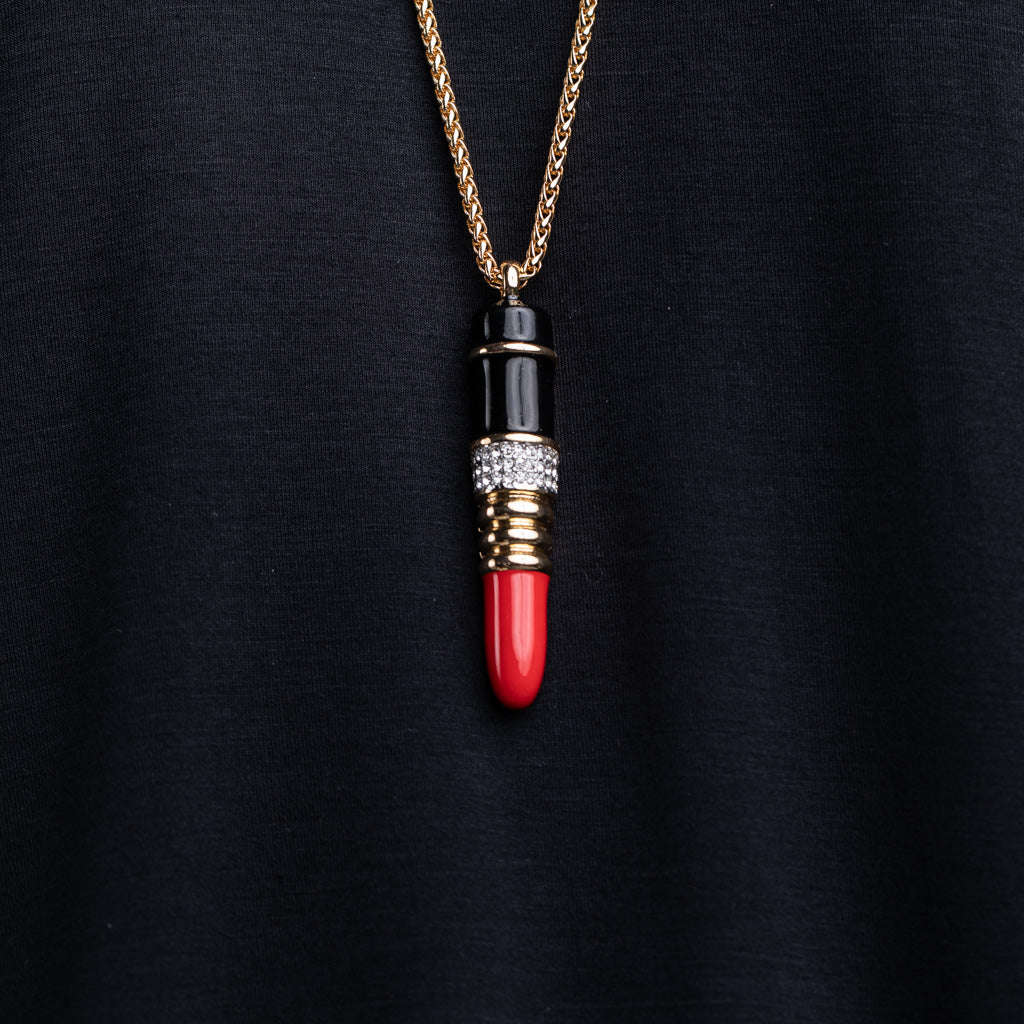 Red Lipstick Pendant