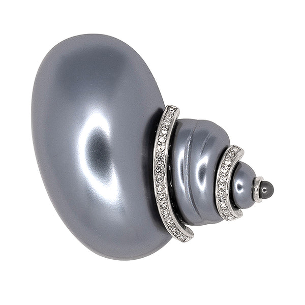 Grey Pearl Shell Pin