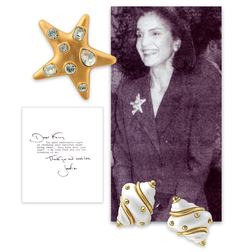 Jackie Kennedy Jewelry SET - 3pc Empress Eugenie Necklace, Bracelet and  Earrings with Certificate