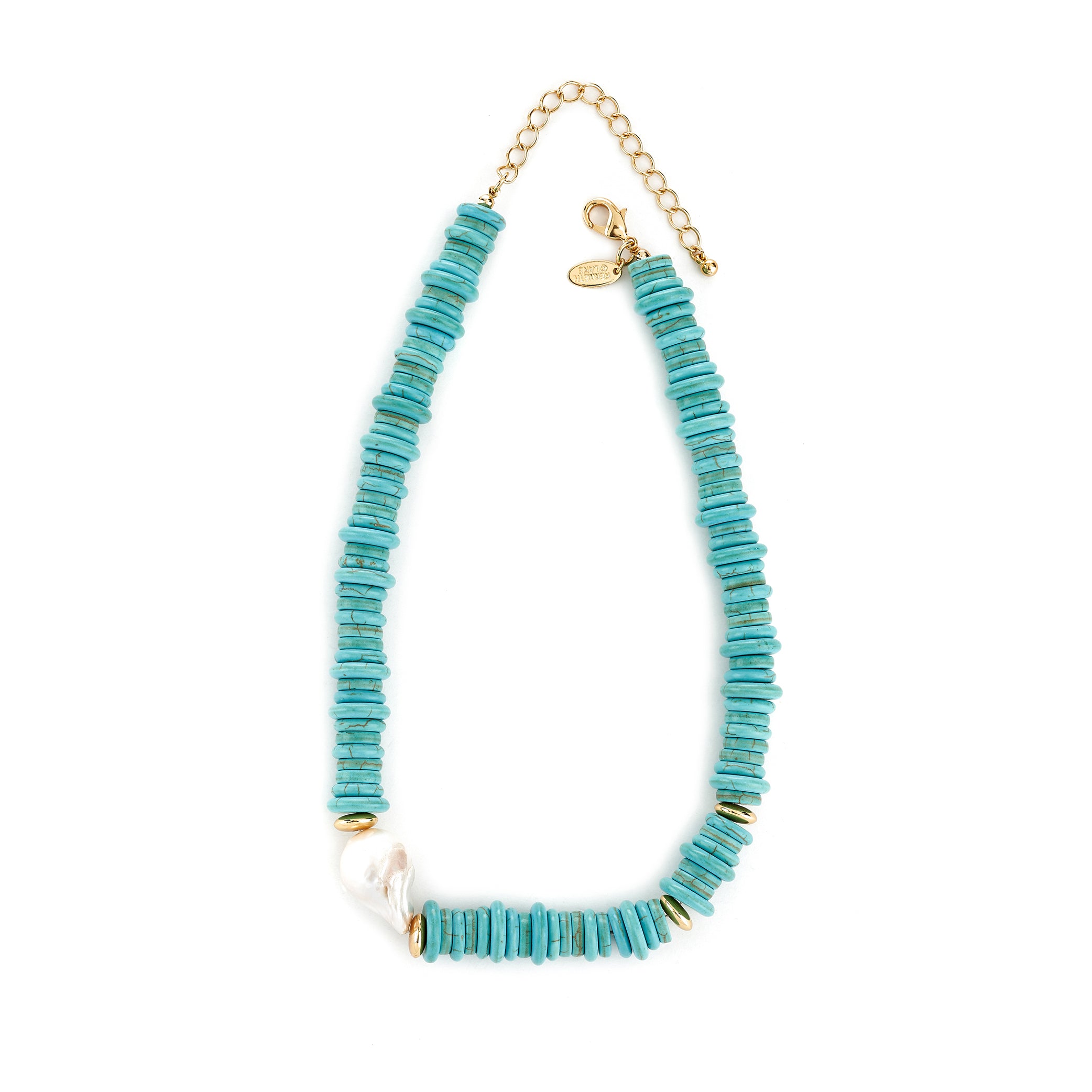 Turquoise Chips Strand Necklace