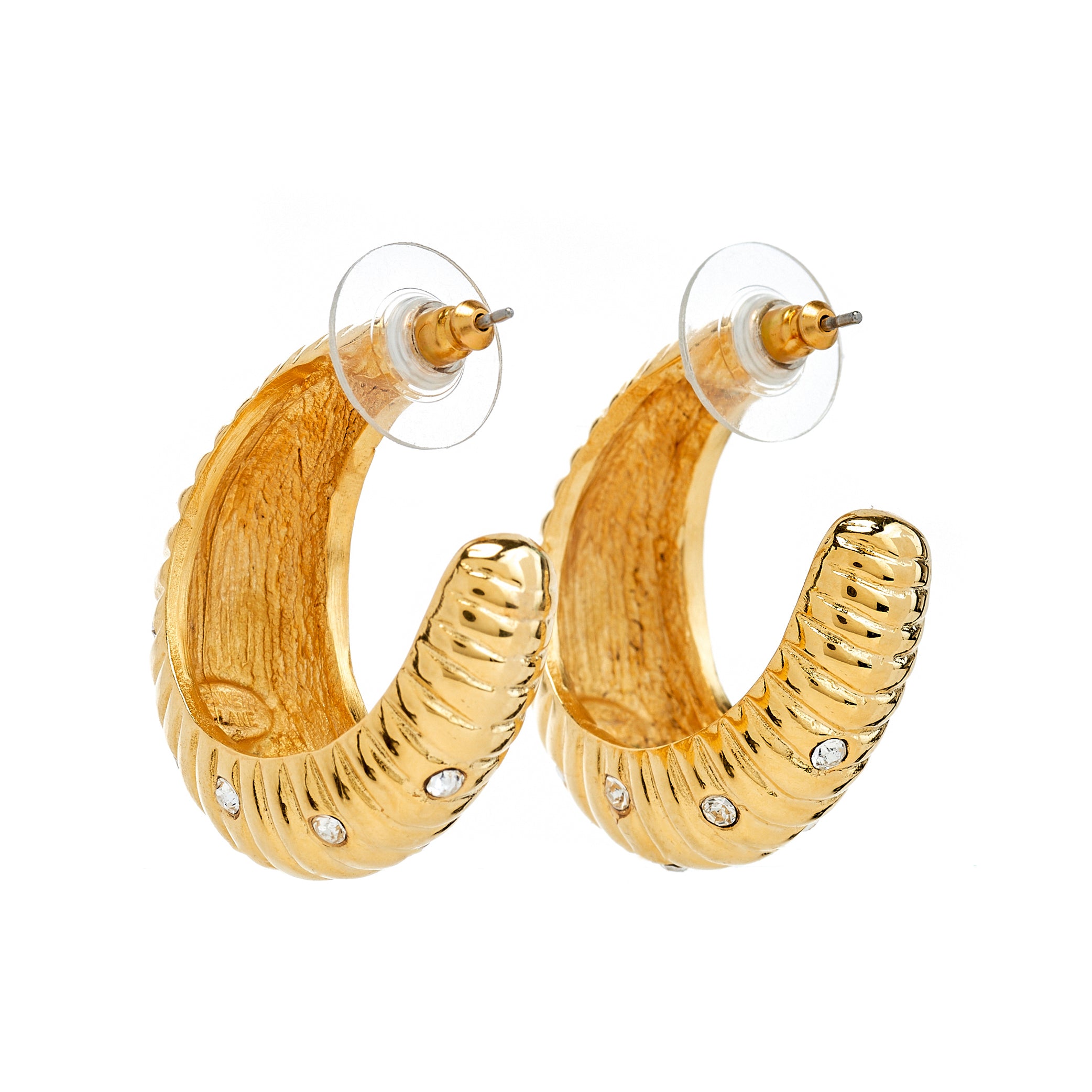 Shrimp Hoop Pierced Earrings