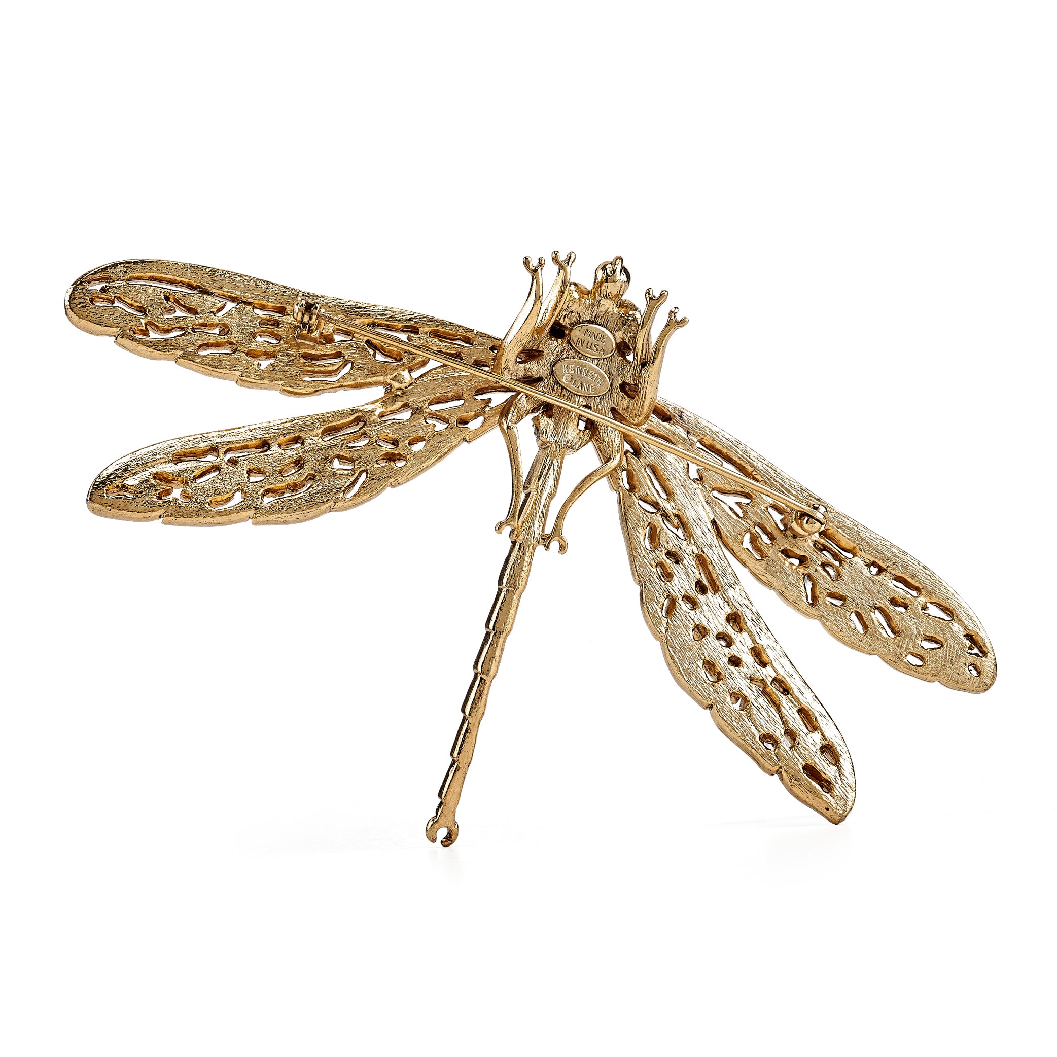 Topaz Dragonfly Pin
