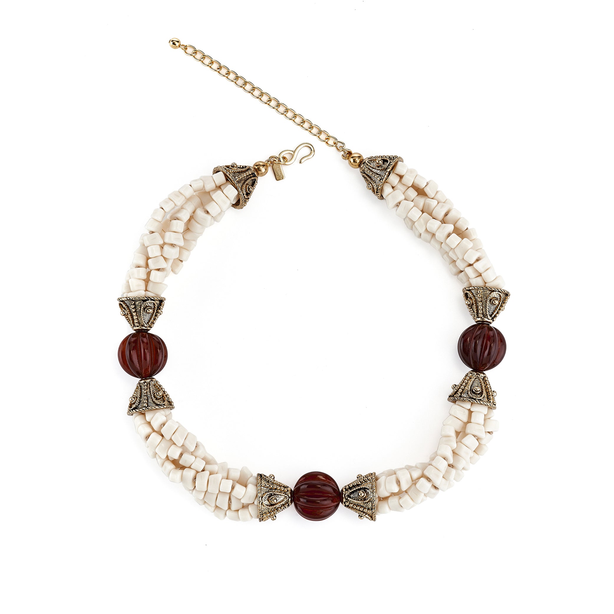 Ivory Chips Statement Necklace