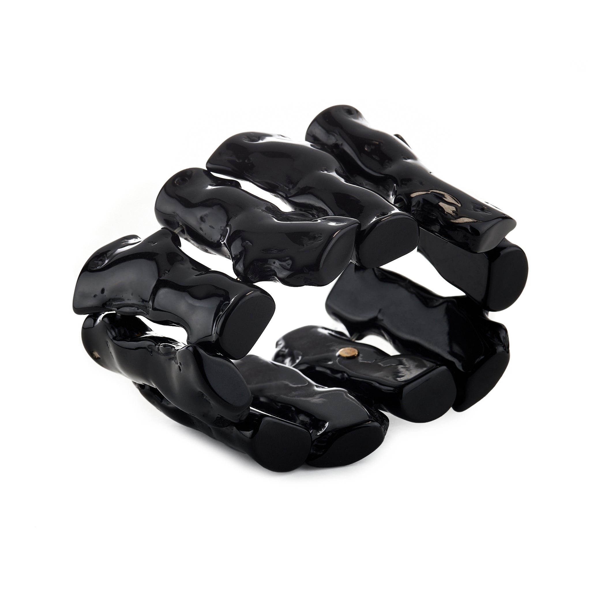 Sea Branch Stretch Bracelet - Black