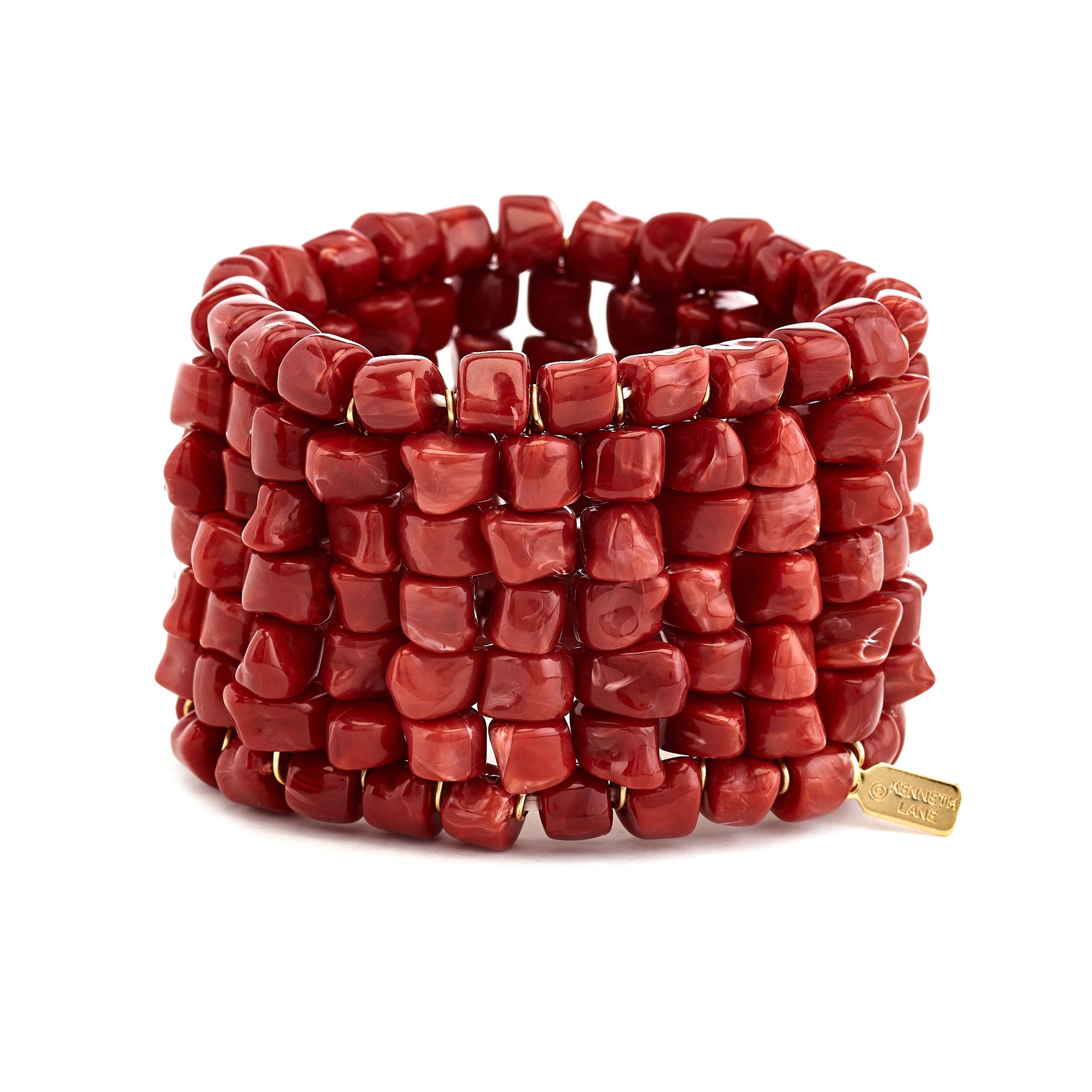 Red Chips Stretch Bracelet