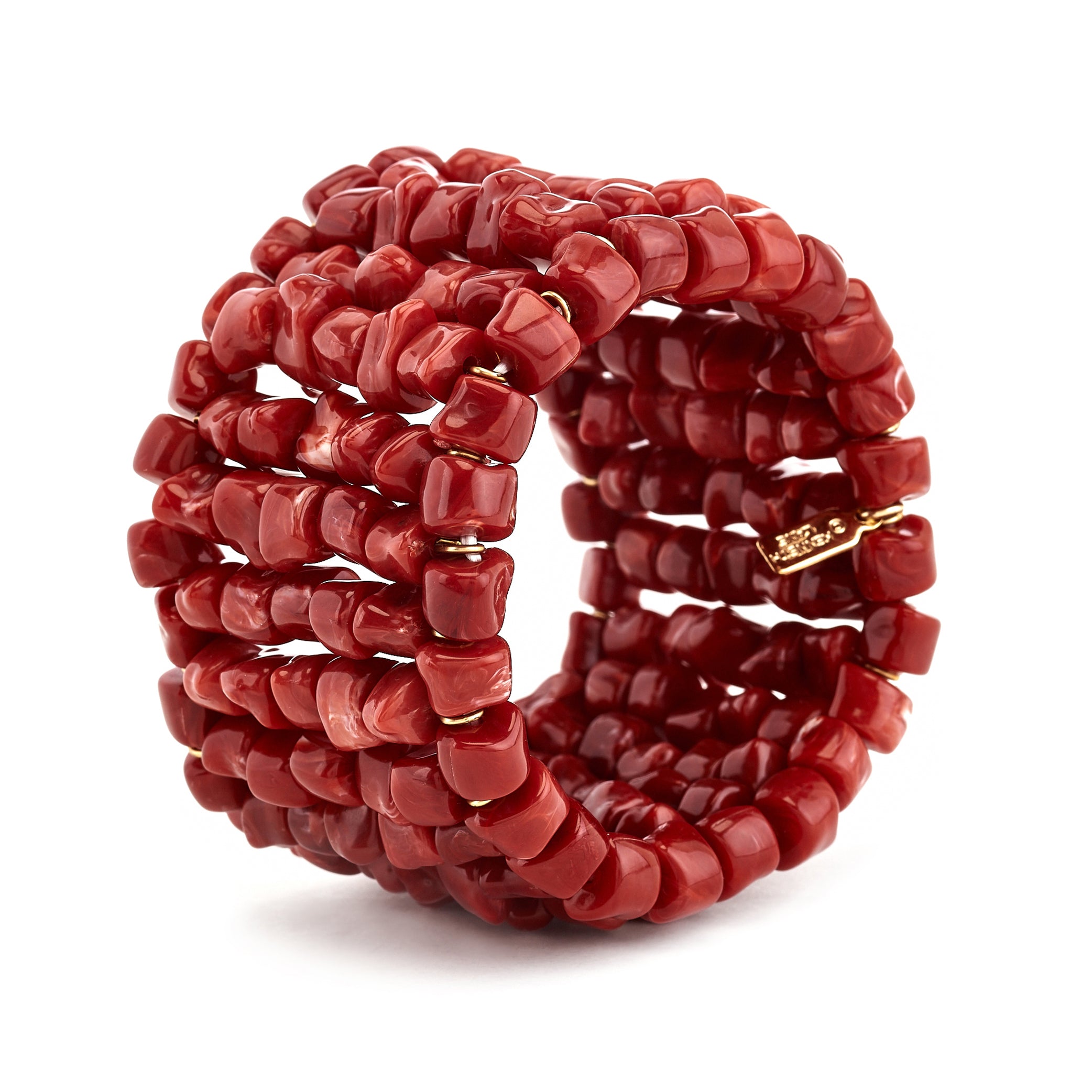 Red Chips Stretch Bracelet