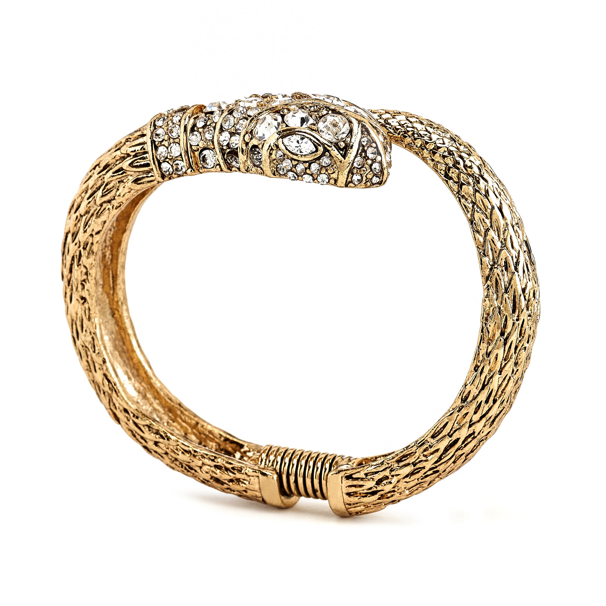Crystal Snake Head Bracelet