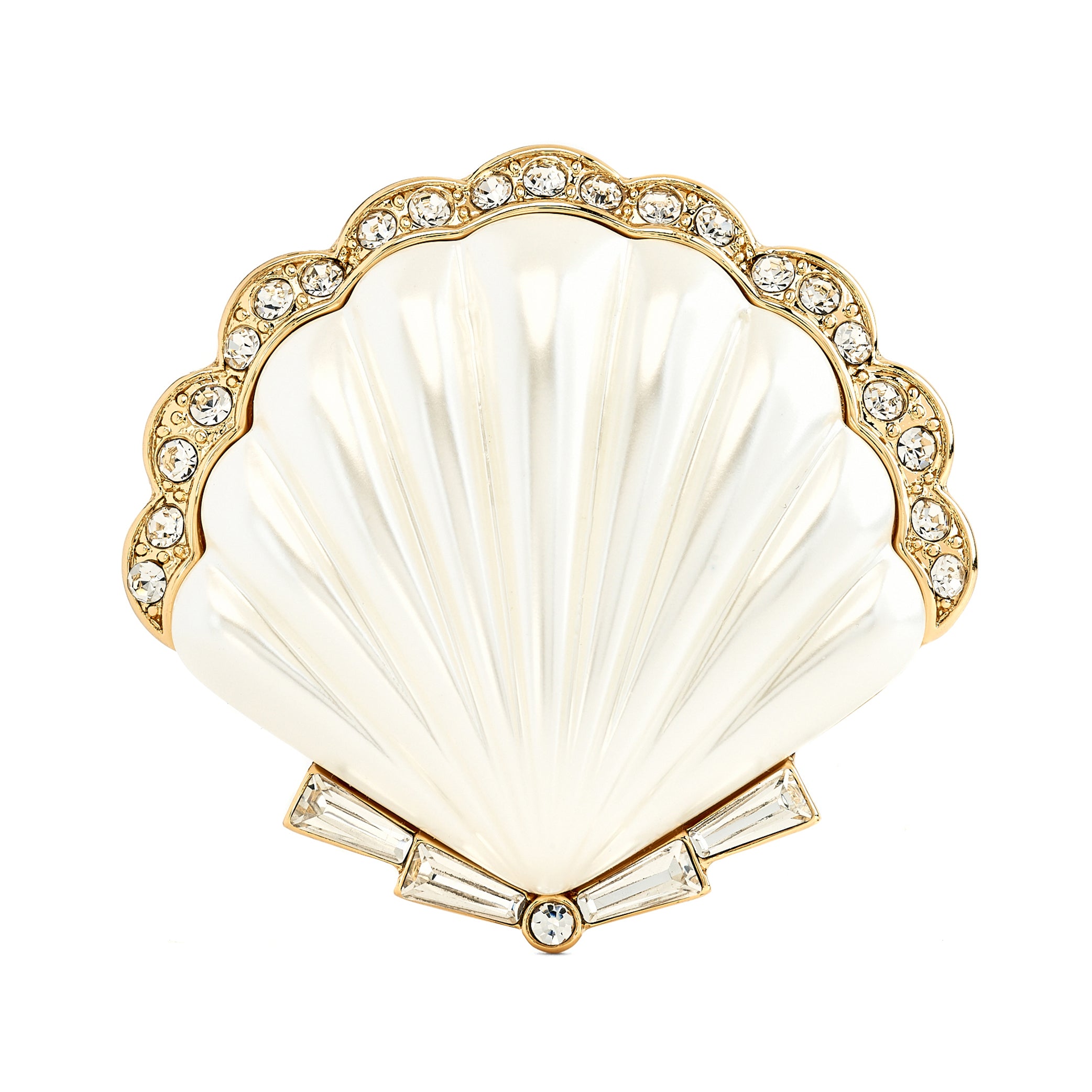 Pearl Scallop Shell Pin