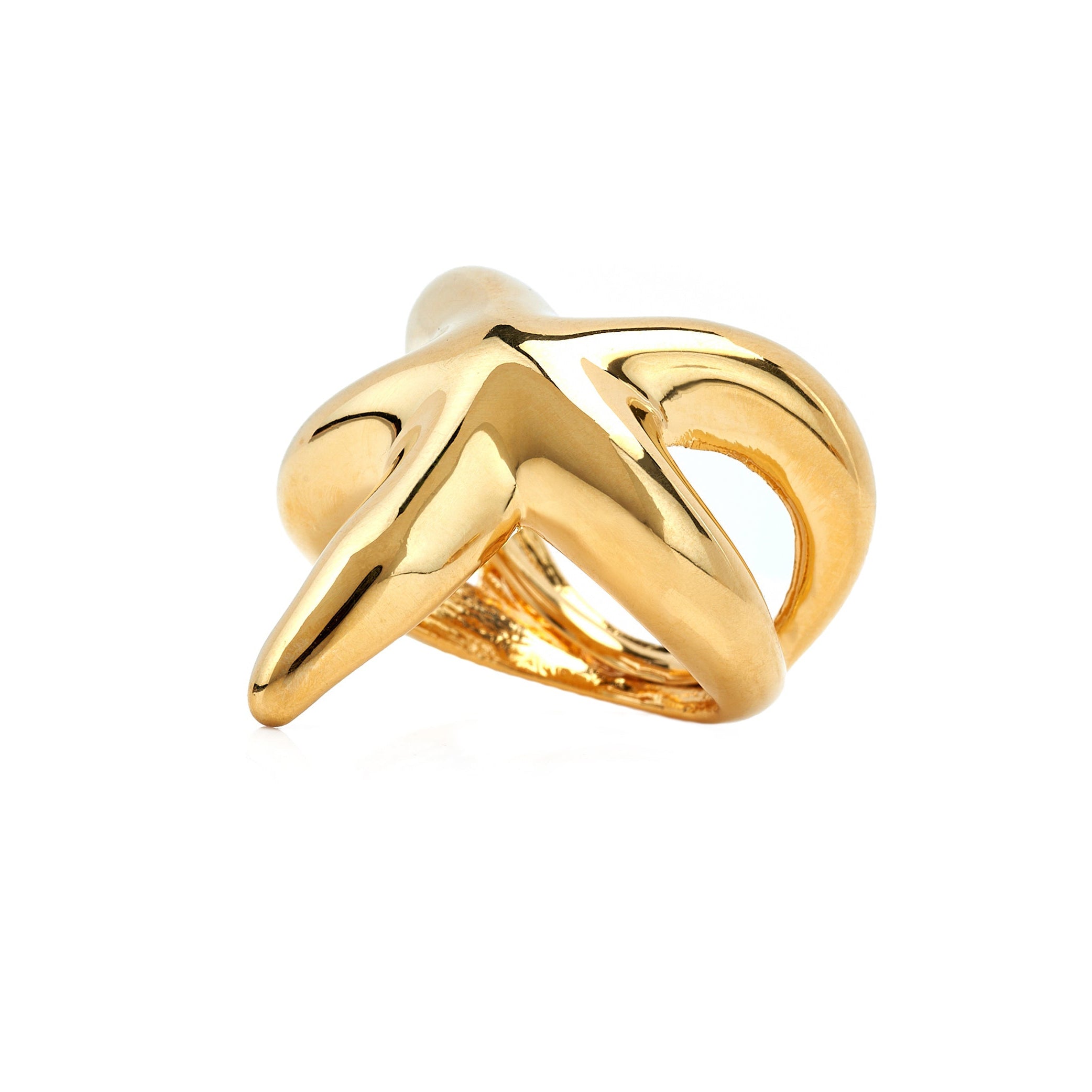 Gold Starfish Ring