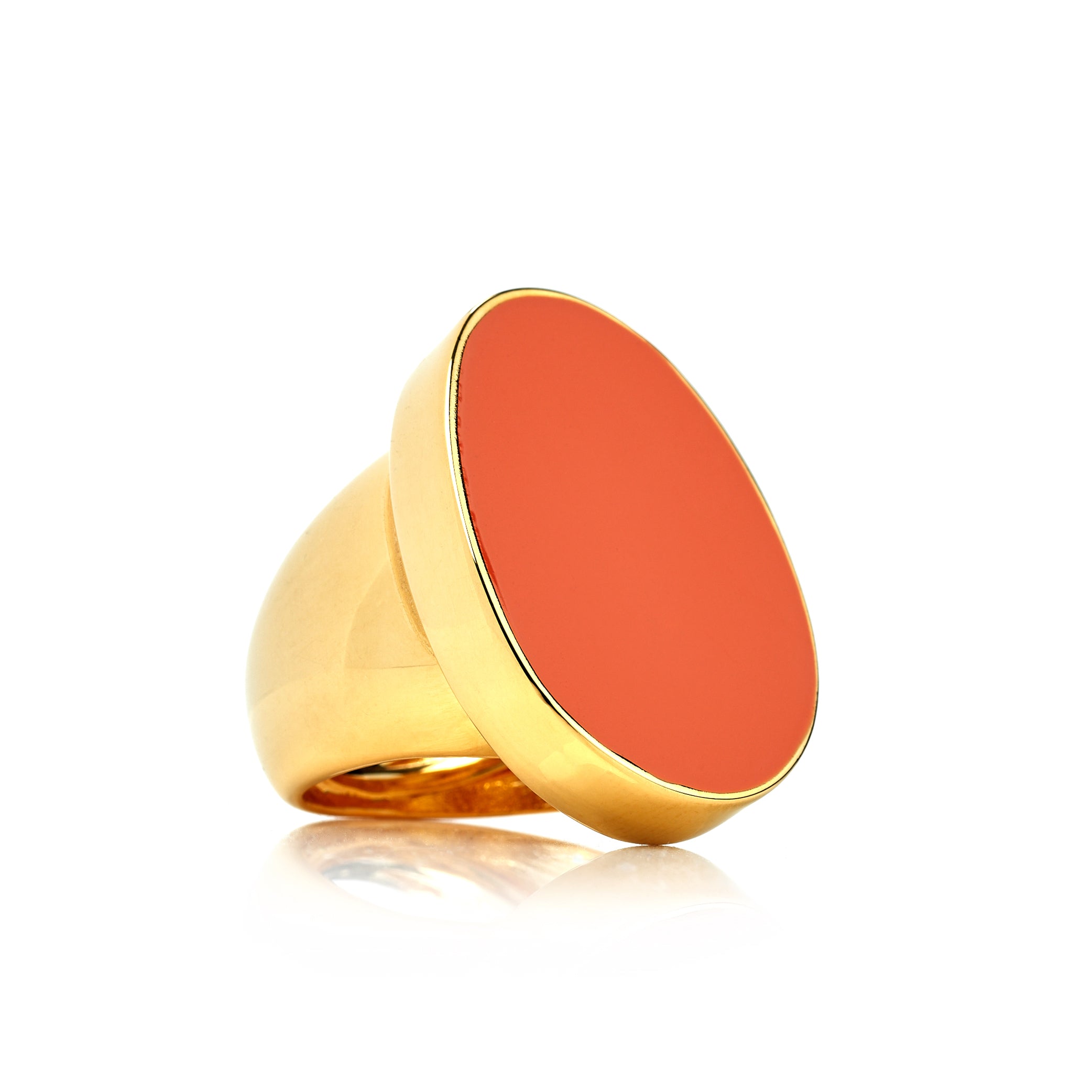 Coral Kidney Ring