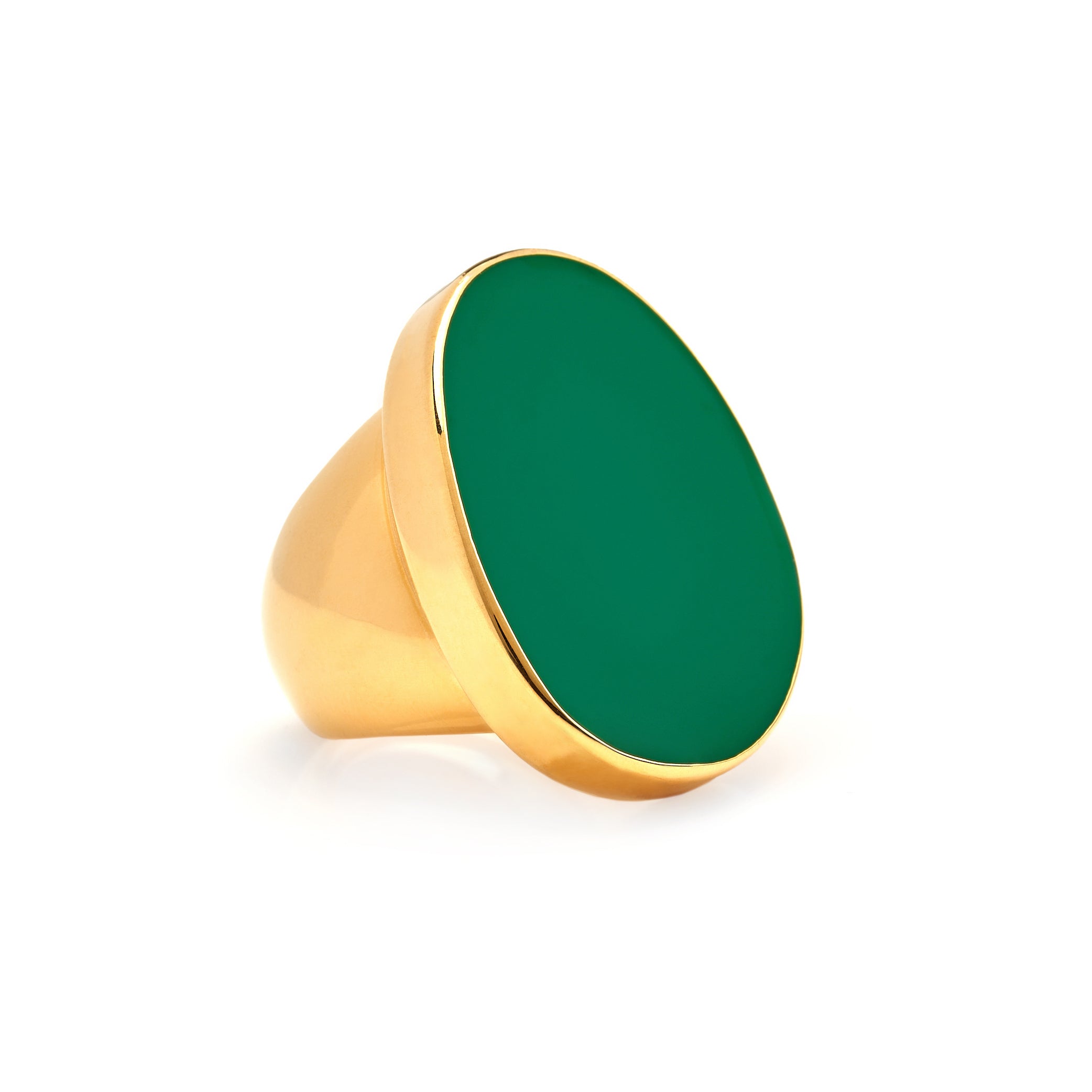 Green Kidney Ring