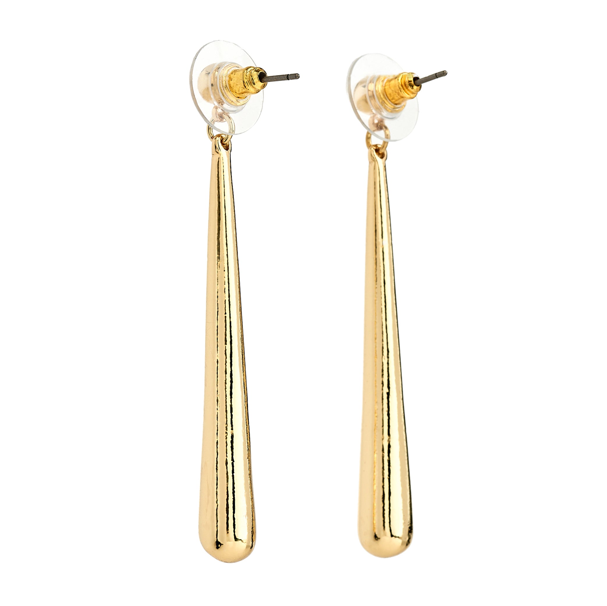 Gold Bat-Shape Drop Earring