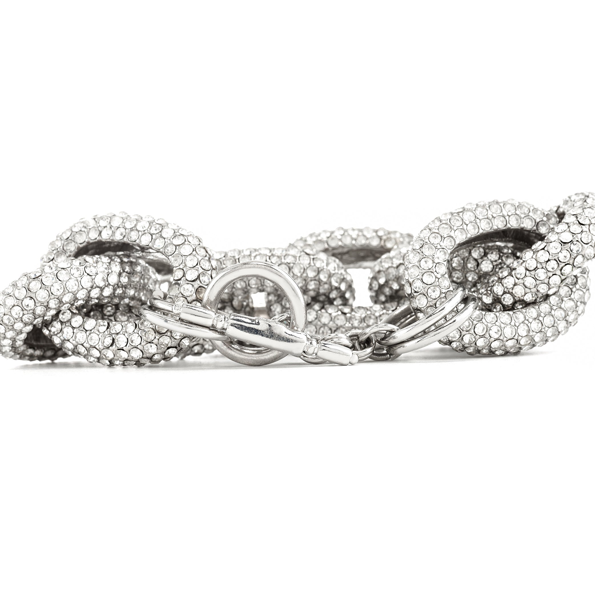 Rhinestone Link Bracelet